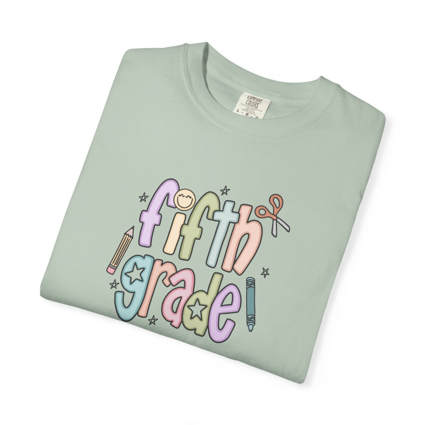 Teacher T-shirt - 5th Grade Teacher Shirt, Fifth Grade Vibes Unisex T-Shirt, Cute Tee for Teachers, Back to School Gift, Fun Kids Apparel, Educational Theme Shirt