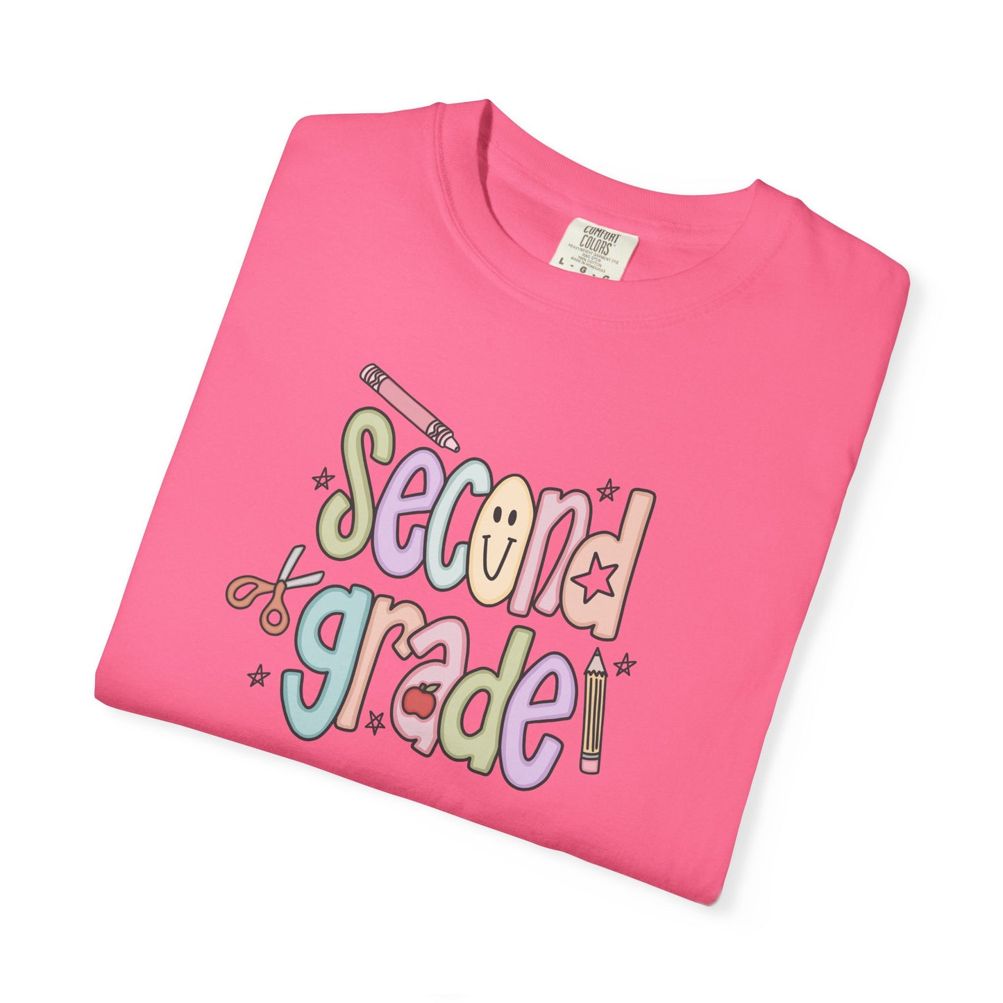 Teacher T-shirt - 2nd Grade Teacher Shirt, Second Grade Vibes Unisex T-Shirt, Cute Tee for Teachers, Back to School Gift, Fun Kids Apparel, Educational Theme Shirt