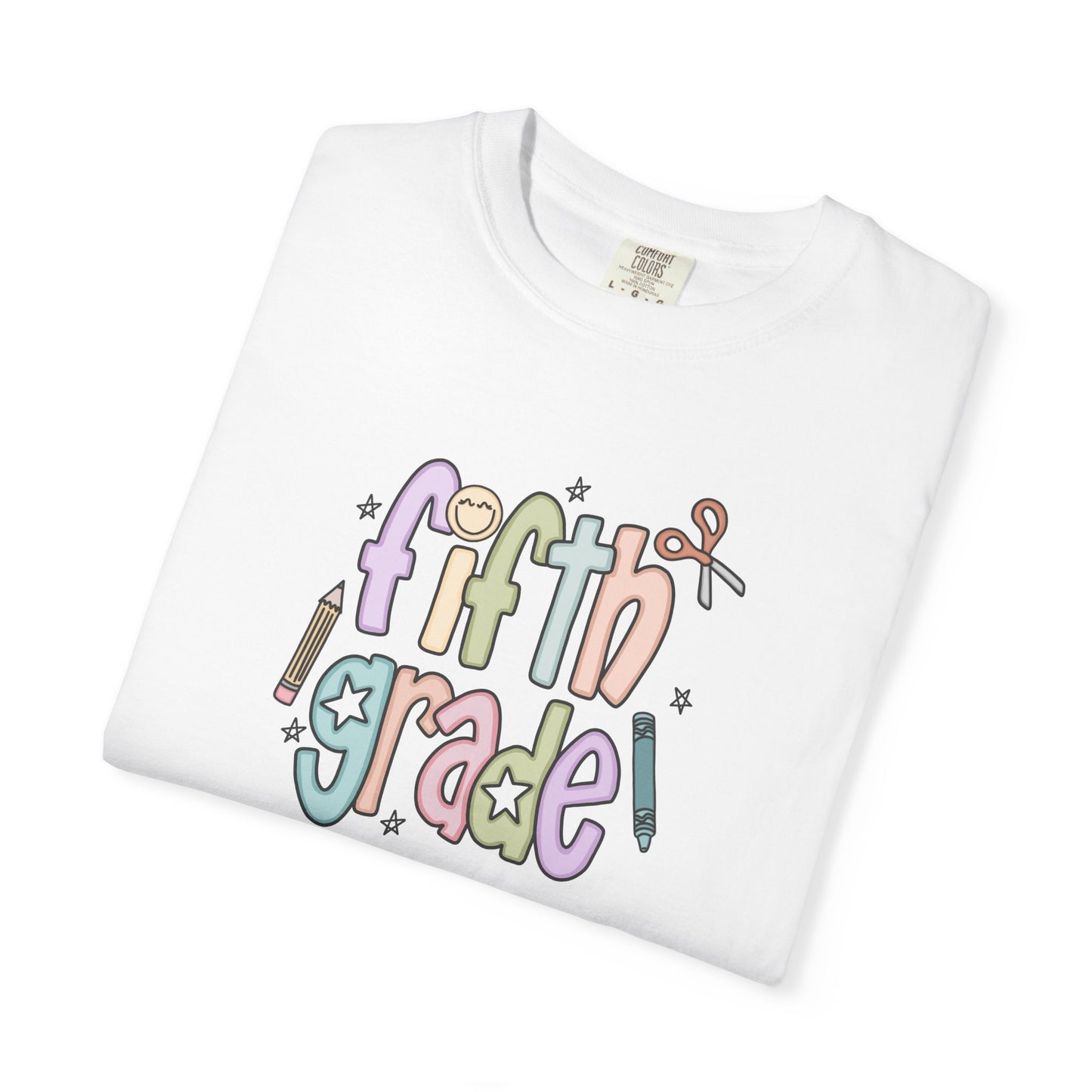 Teacher T-shirt - 5th Grade Teacher Shirt, Fifth Grade Vibes Unisex T-Shirt, Cute Tee for Teachers, Back to School Gift, Fun Kids Apparel, Educational Theme Shirt