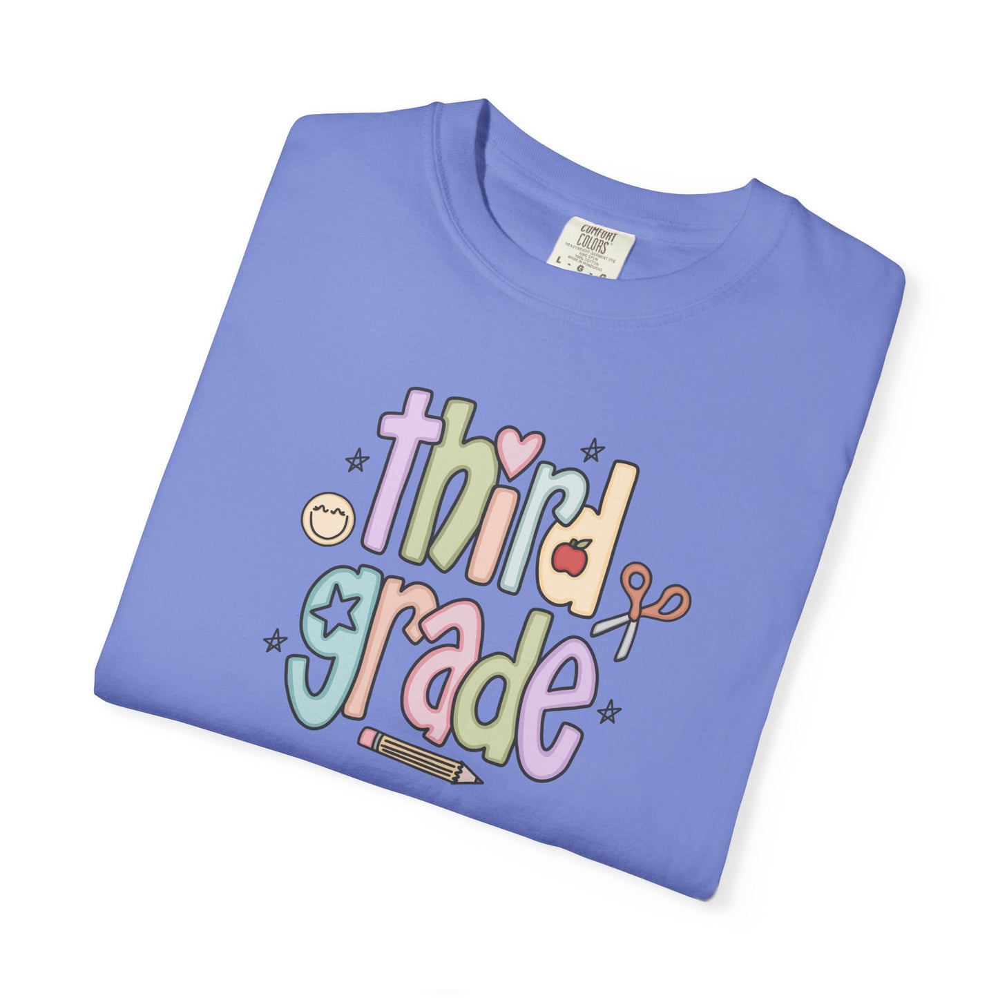 Teacher T-shirt - 3rd Grade Teacher Shirt, Third Grade Vibes Unisex T-Shirt, Cute Tee for Teachers, Back to School Gift, Fun Kids Apparel, Educational Theme Shirt