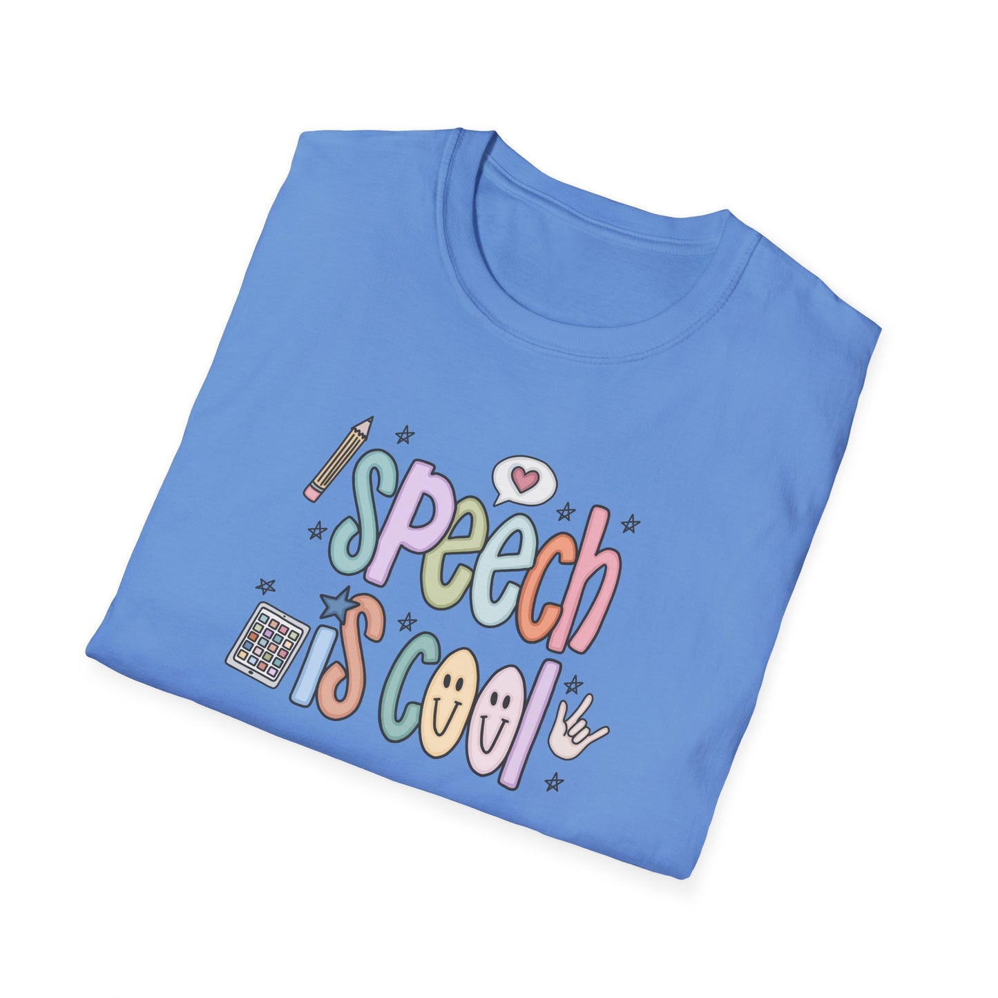 Speech is Cool Unisex T-Shirt, SLP Teacher Shirt, Lightweight Tee, Educational Gift, Back to School Shirt, Fun Shirt for Kids