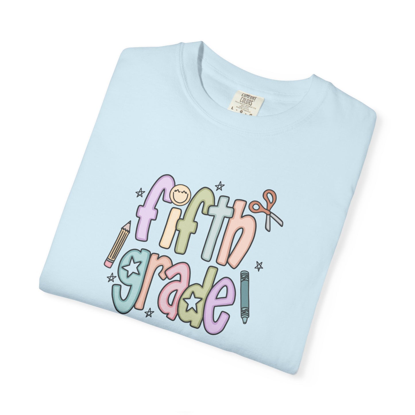 Teacher T-shirt - 5th Grade Teacher Shirt, Fifth Grade Vibes Unisex T-Shirt, Cute Tee for Teachers, Back to School Gift, Fun Kids Apparel, Educational Theme Shirt