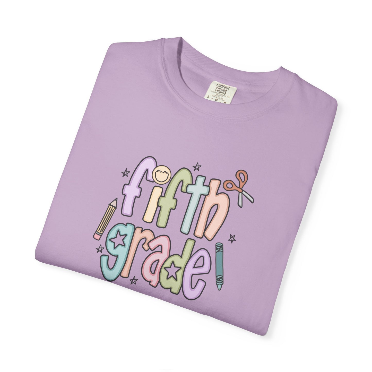 Teacher T-shirt - 5th Grade Teacher Shirt, Fifth Grade Vibes Unisex T-Shirt, Cute Tee for Teachers, Back to School Gift, Fun Kids Apparel, Educational Theme Shirt