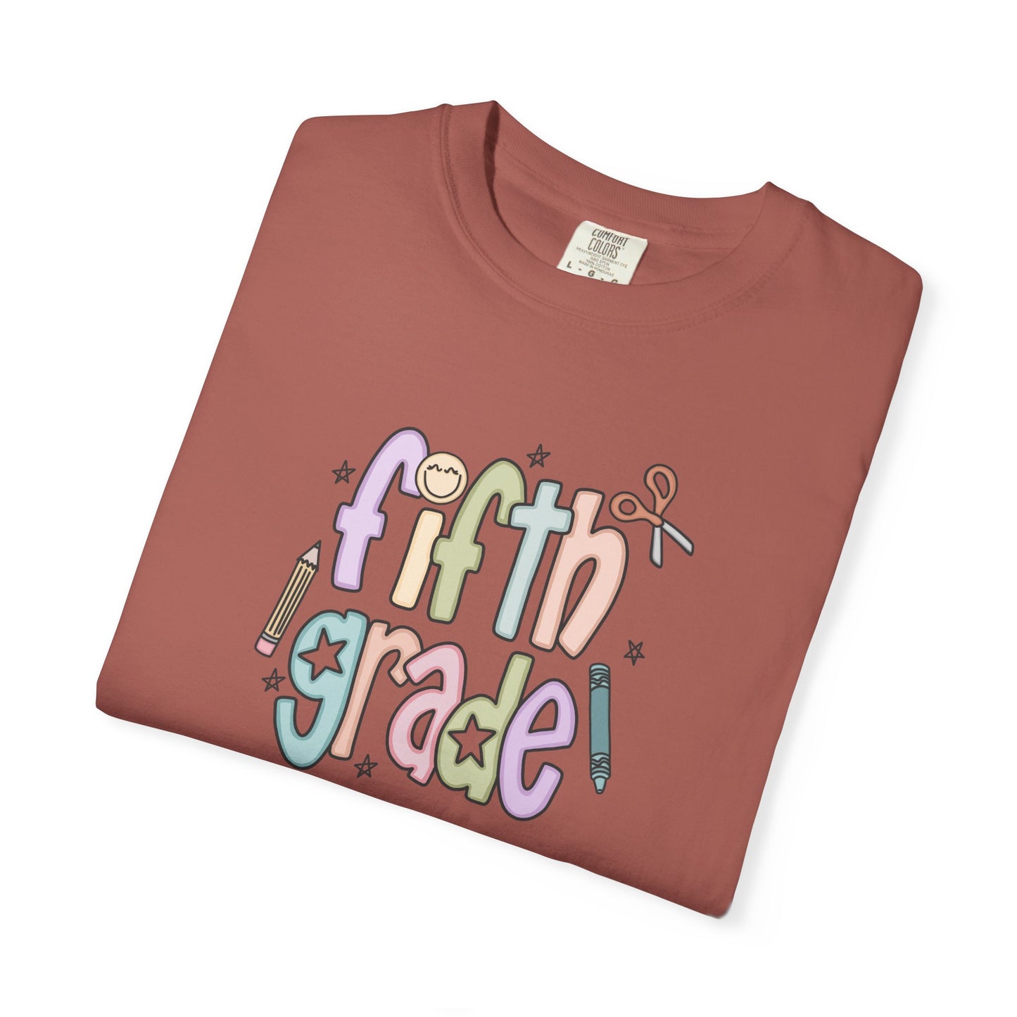 Teacher T-shirt - 5th Grade Teacher Shirt, Fifth Grade Vibes Unisex T-Shirt, Cute Tee for Teachers, Back to School Gift, Fun Kids Apparel, Educational Theme Shirt