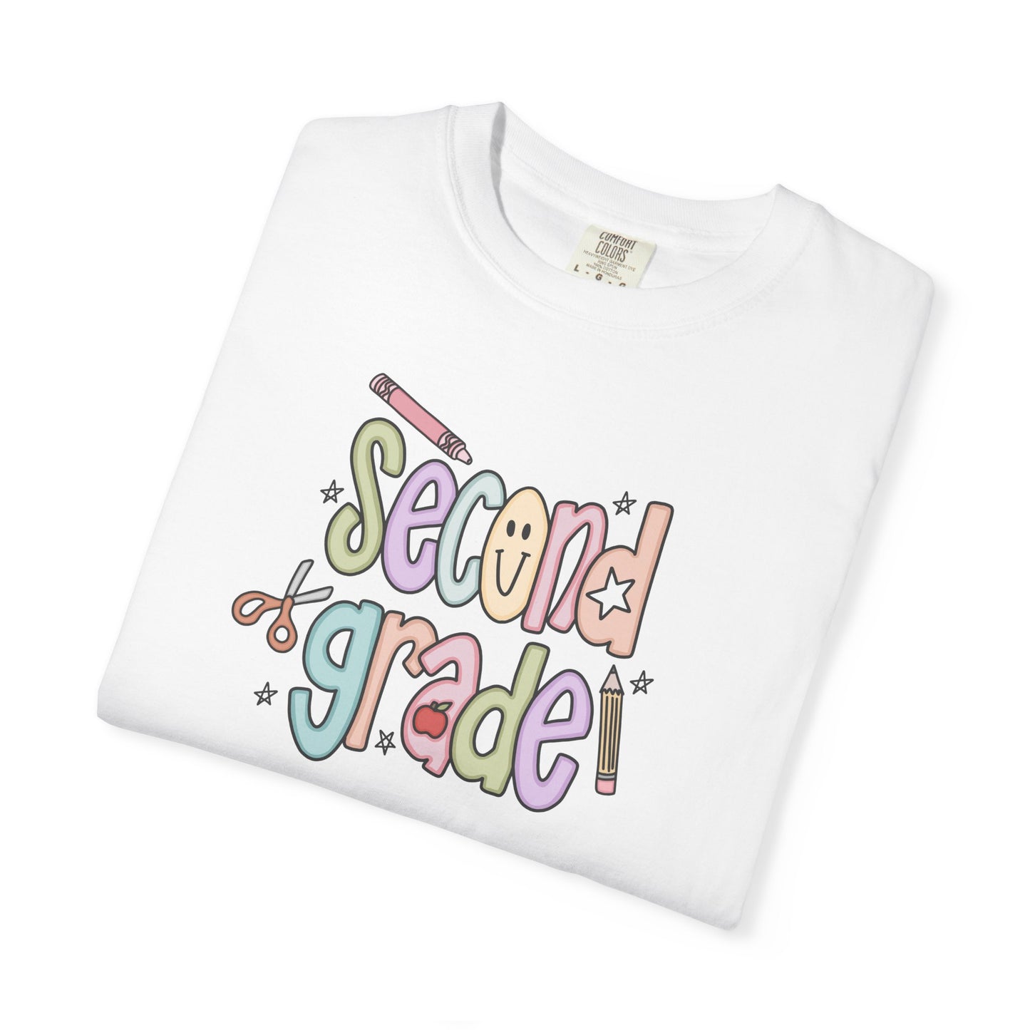 Teacher T-shirt - 2nd Grade Teacher Shirt, Second Grade Vibes Unisex T-Shirt, Cute Tee for Teachers, Back to School Gift, Fun Kids Apparel, Educational Theme Shirt