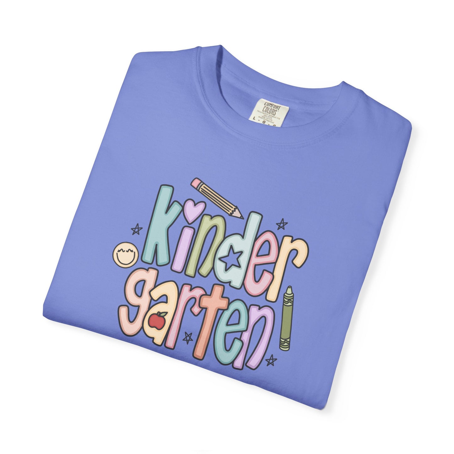 Kindergarten Vibes Unisex T-Shirt, Cute Tee for Teachers, Back to School Gift, Fun Kids Apparel, Educational Theme Shirt
