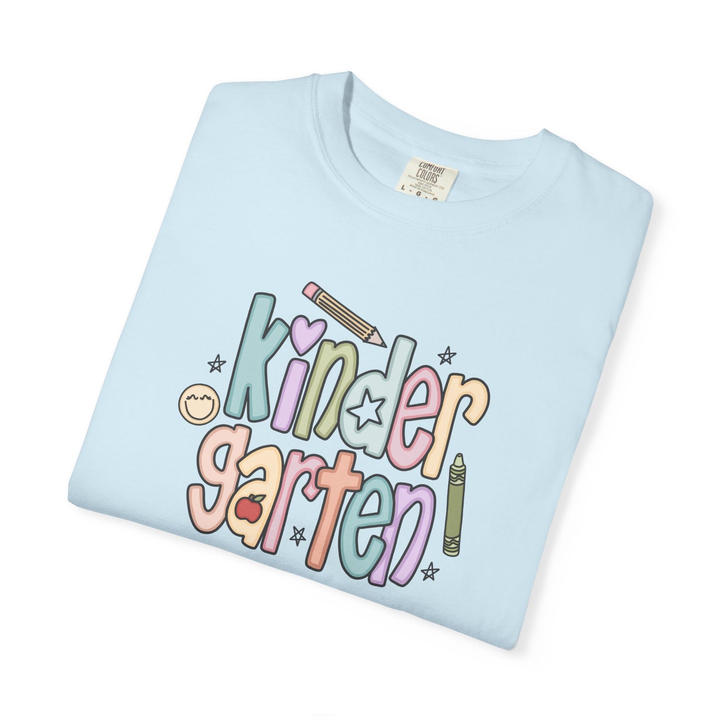Kindergarten Vibes Unisex T-Shirt, Cute Tee for Teachers, Back to School Gift, Fun Kids Apparel, Educational Theme Shirt