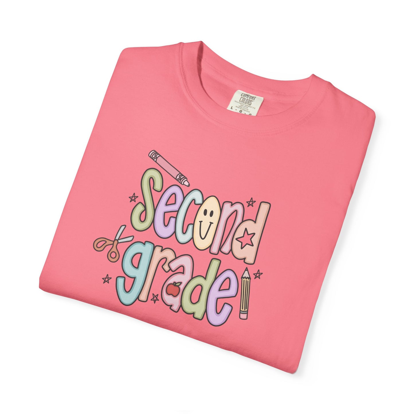 Teacher T-shirt - 2nd Grade Teacher Shirt, Second Grade Vibes Unisex T-Shirt, Cute Tee for Teachers, Back to School Gift, Fun Kids Apparel, Educational Theme Shirt