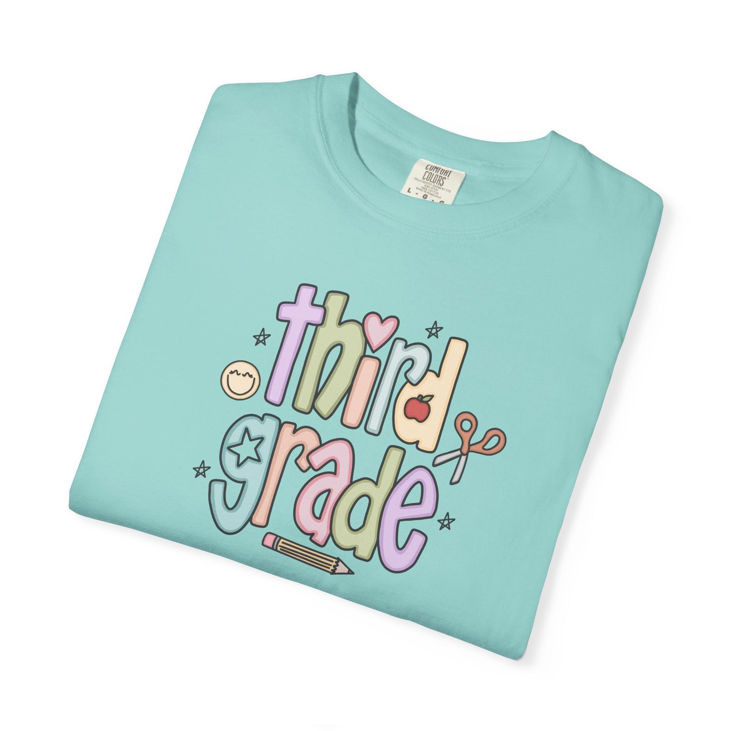 Teacher T-shirt - 3rd Grade Teacher Shirt, Third Grade Vibes Unisex T-Shirt, Cute Tee for Teachers, Back to School Gift, Fun Kids Apparel, Educational Theme Shirt