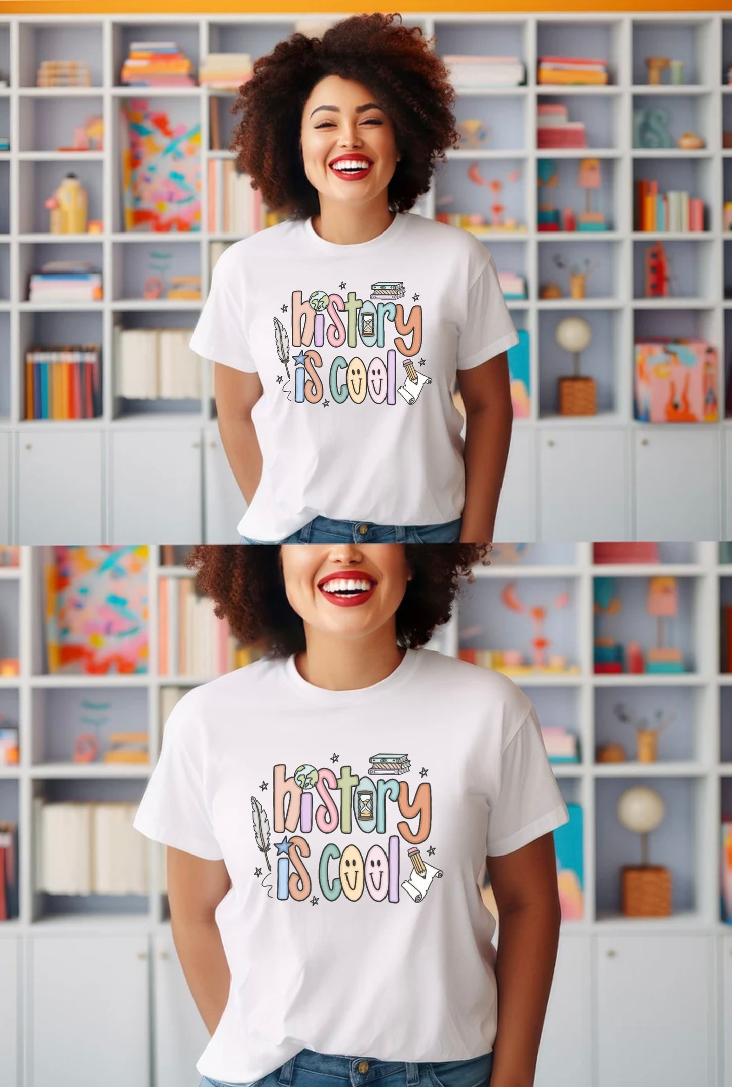 History is Cool Unisex T-Shirt, Social Studies Teacher Shirt, Lightweight Tee, Educational Gift, Back to School Shirt, Fun Shirt for Kids