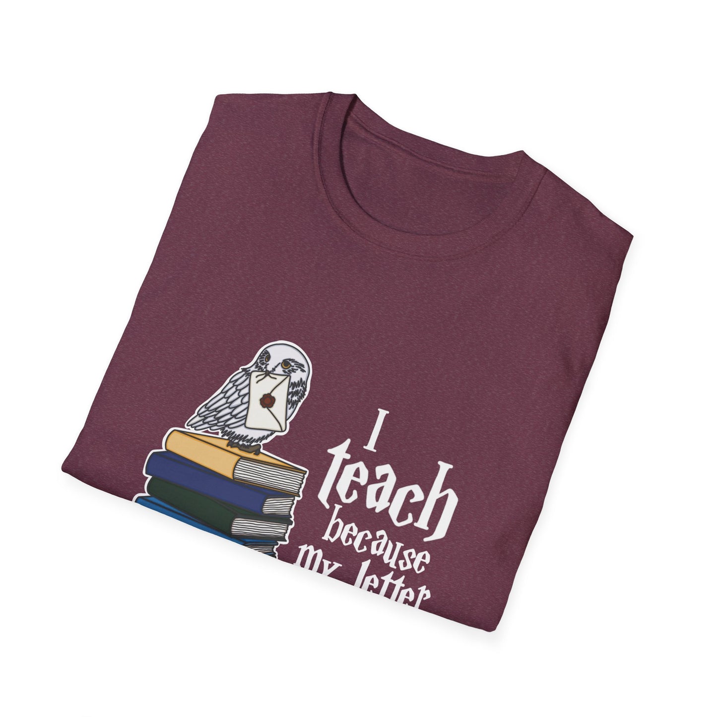 Harry Potter Teacher, I Teach Because My Letter Never Came T-Shirt- I teach muggle, Potter, Potter Head, Wizard Shirt, Fun, Gift for teacher,