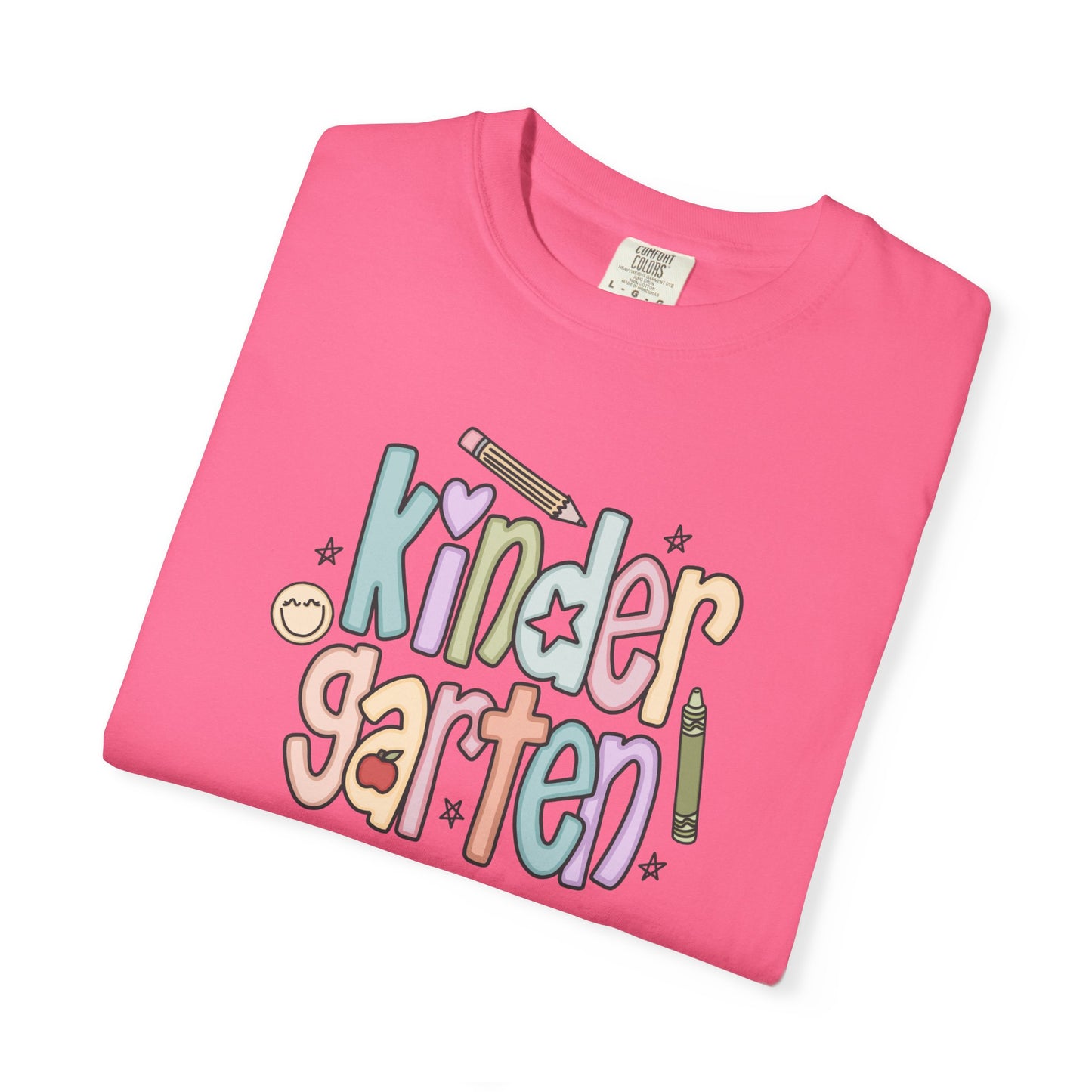 Kindergarten Vibes Unisex T-Shirt, Cute Tee for Teachers, Back to School Gift, Fun Kids Apparel, Educational Theme Shirt