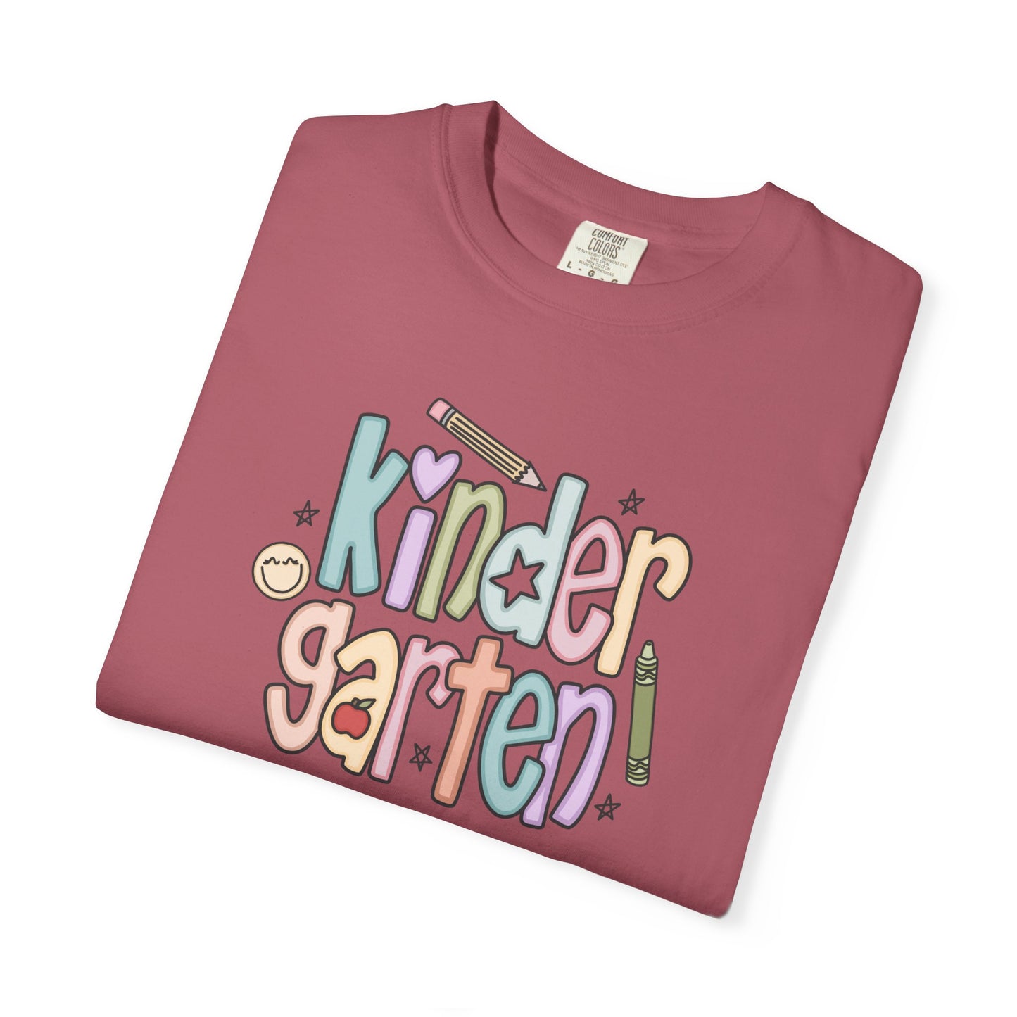 Kindergarten Vibes Unisex T-Shirt, Cute Tee for Teachers, Back to School Gift, Fun Kids Apparel, Educational Theme Shirt
