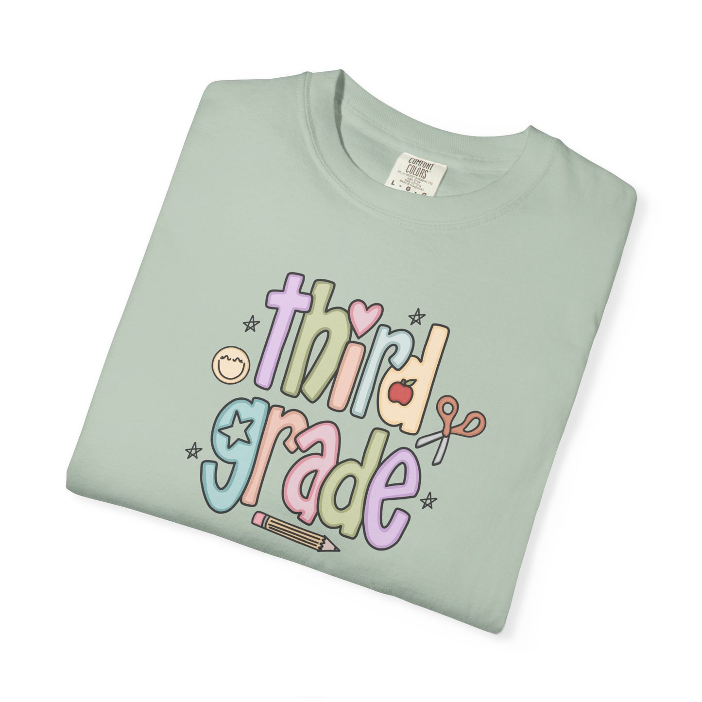 Teacher T-shirt - 3rd Grade Teacher Shirt, Third Grade Vibes Unisex T-Shirt, Cute Tee for Teachers, Back to School Gift, Fun Kids Apparel, Educational Theme Shirt