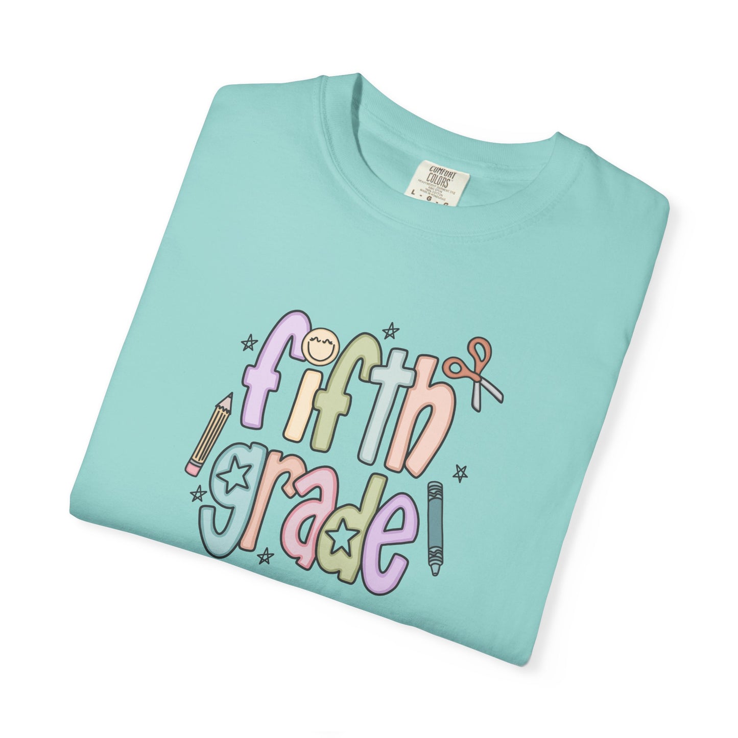 Teacher T-shirt - 5th Grade Teacher Shirt, Fifth Grade Vibes Unisex T-Shirt, Cute Tee for Teachers, Back to School Gift, Fun Kids Apparel, Educational Theme Shirt