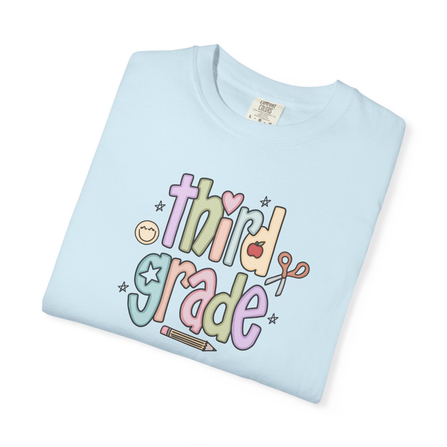 Teacher T-shirt - 3rd Grade Teacher Shirt, Third Grade Vibes Unisex T-Shirt, Cute Tee for Teachers, Back to School Gift, Fun Kids Apparel, Educational Theme Shirt