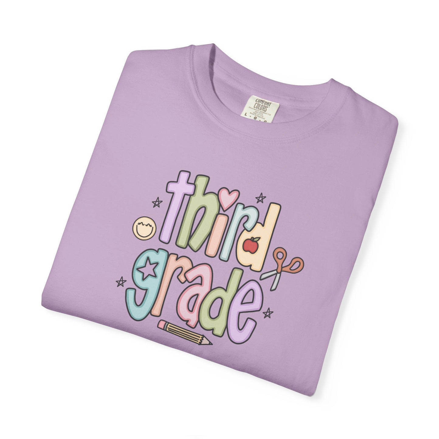 Teacher T-shirt - 3rd Grade Teacher Shirt, Third Grade Vibes Unisex T-Shirt, Cute Tee for Teachers, Back to School Gift, Fun Kids Apparel, Educational Theme Shirt