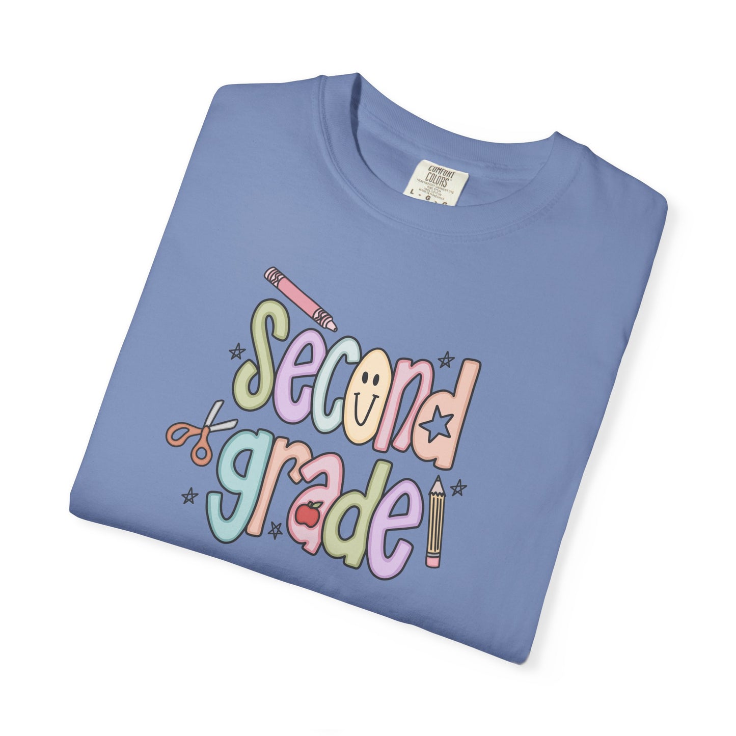 Teacher T-shirt - 2nd Grade Teacher Shirt, Second Grade Vibes Unisex T-Shirt, Cute Tee for Teachers, Back to School Gift, Fun Kids Apparel, Educational Theme Shirt