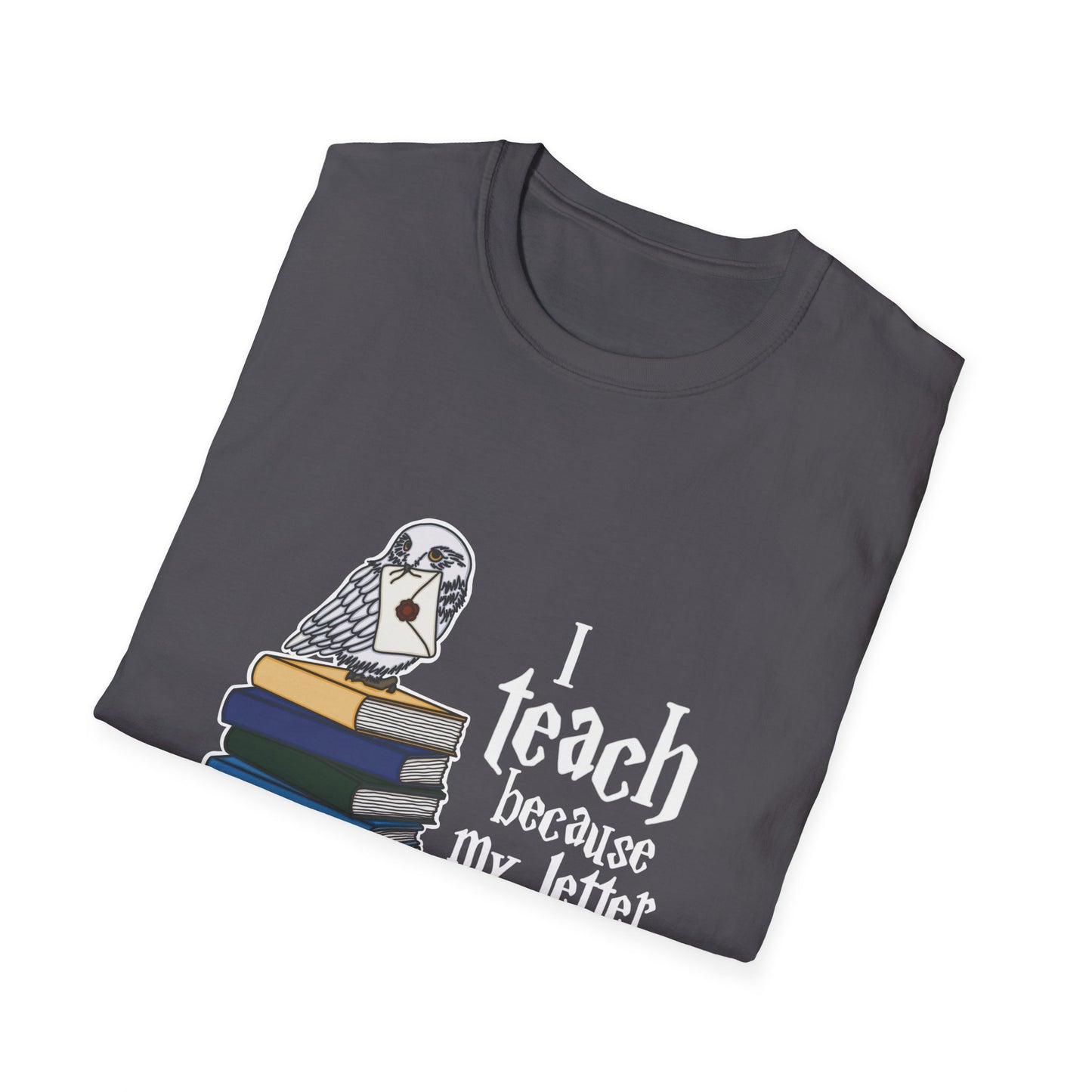 Harry Potter Teacher, I Teach Because My Letter Never Came T-Shirt- I teach muggle, Potter, Potter Head, Wizard Shirt, Fun, Gift for teacher,