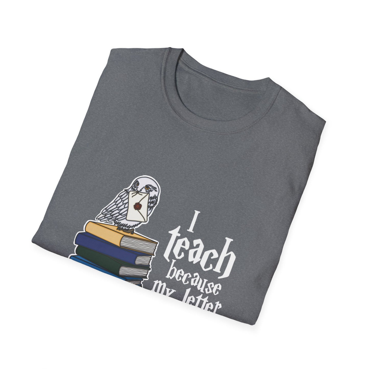 Harry Potter Teacher, I Teach Because My Letter Never Came T-Shirt- I teach muggle, Potter, Potter Head, Wizard Shirt, Fun, Gift for teacher,