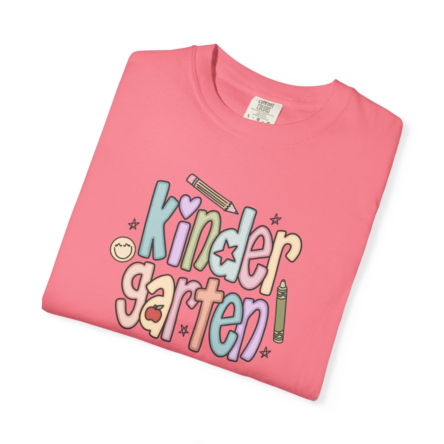 Kindergarten Vibes Unisex T-Shirt, Cute Tee for Teachers, Back to School Gift, Fun Kids Apparel, Educational Theme Shirt