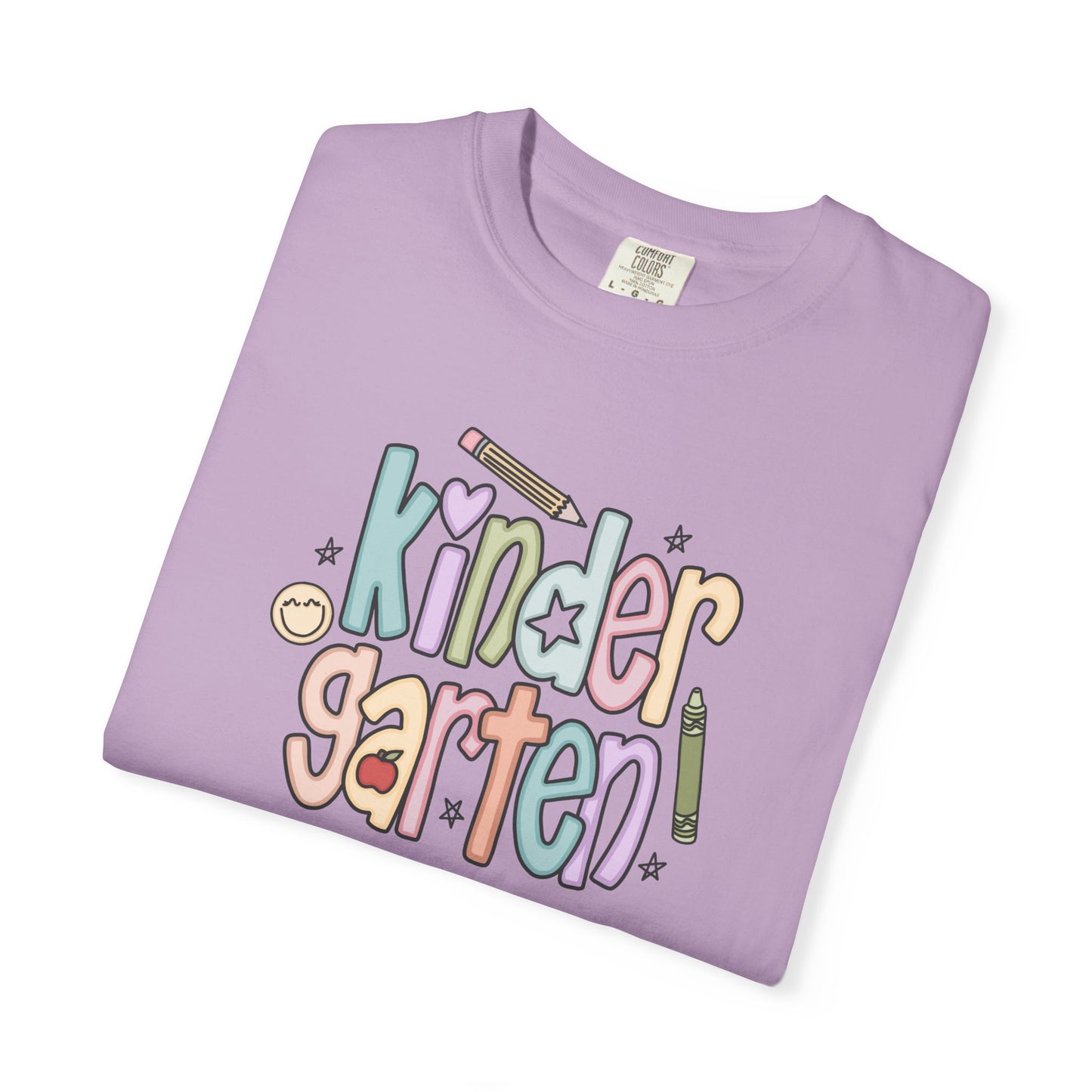 Kindergarten Vibes Unisex T-Shirt, Cute Tee for Teachers, Back to School Gift, Fun Kids Apparel, Educational Theme Shirt