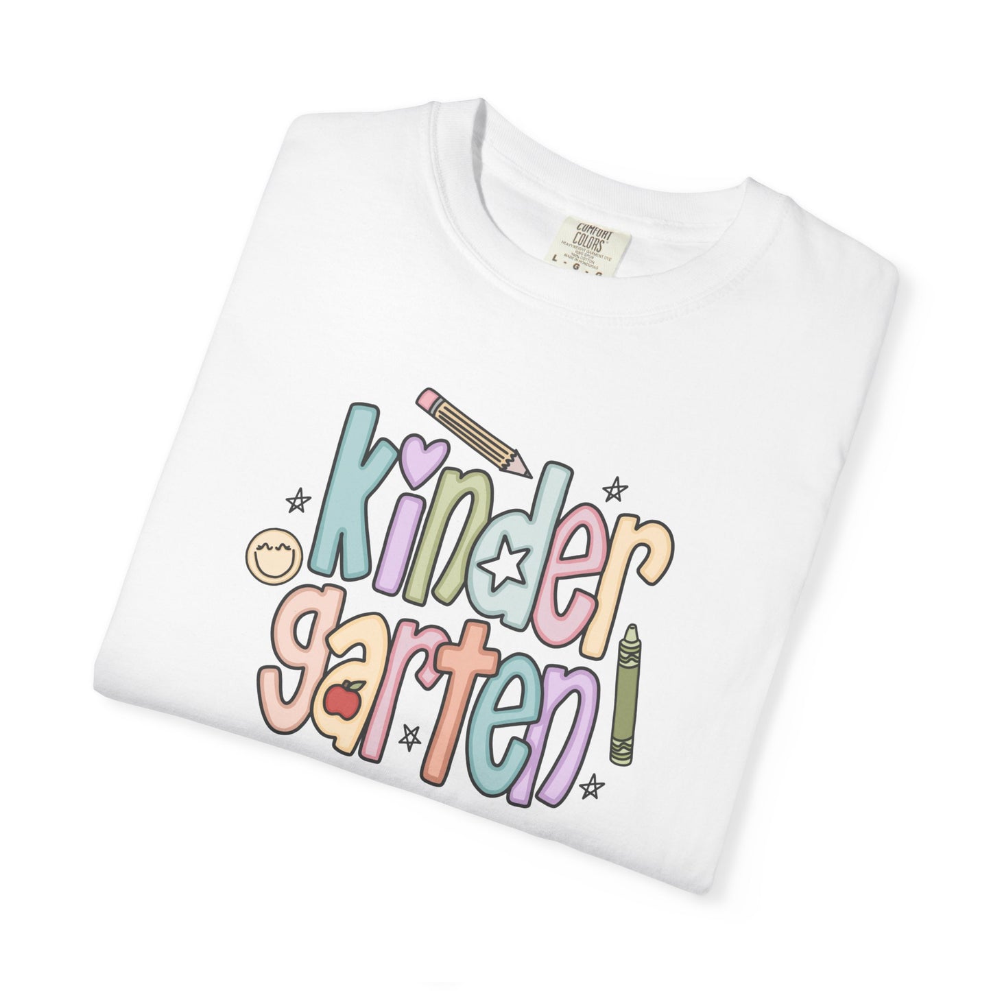 Kindergarten Vibes Unisex T-Shirt, Cute Tee for Teachers, Back to School Gift, Fun Kids Apparel, Educational Theme Shirt