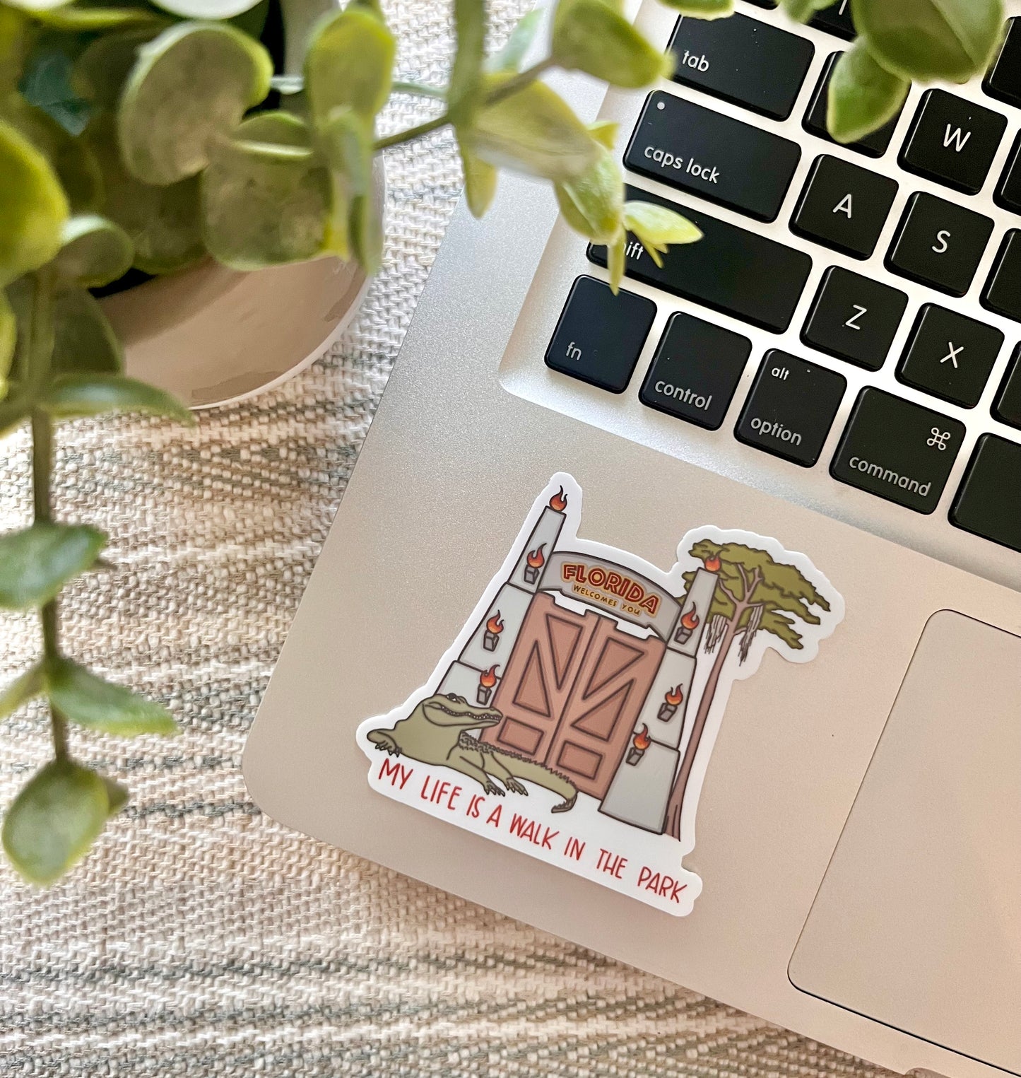 Florida Jurassic Park Sticker