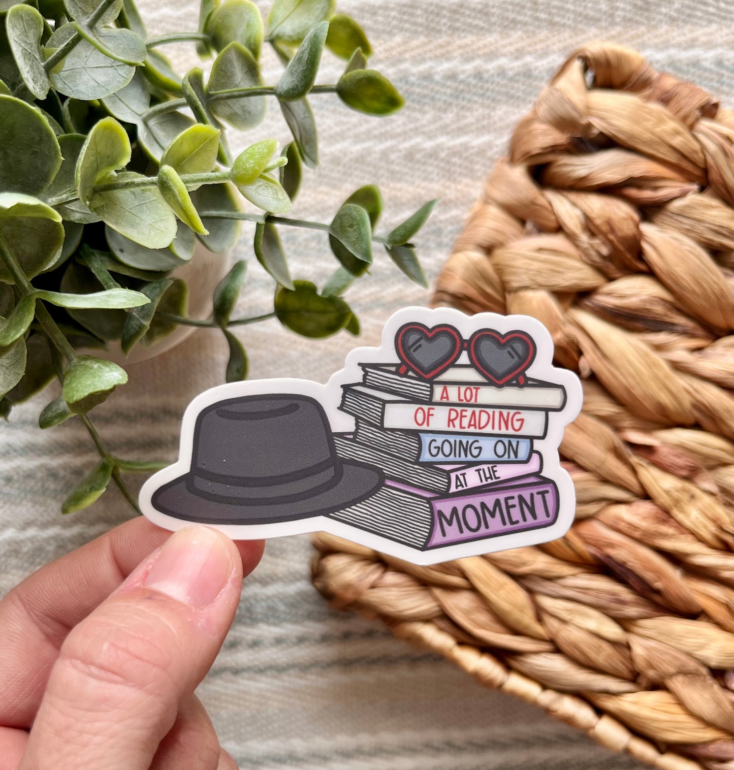 A Lot of Reading Going On Sticker