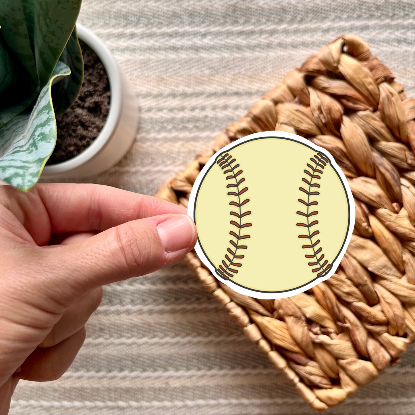 Softball Sticker