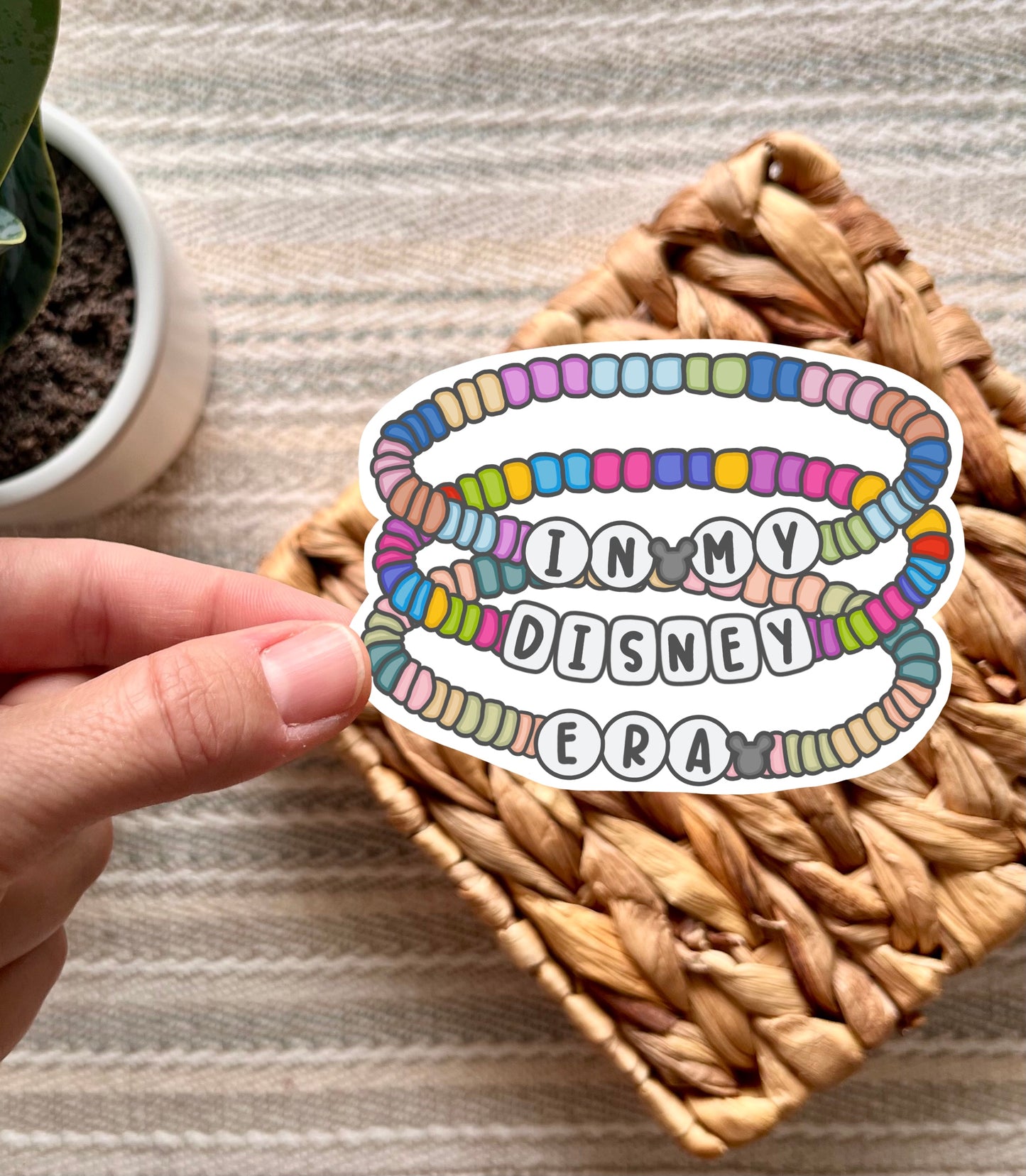 Disney Era Friendship Bracelet Sticker