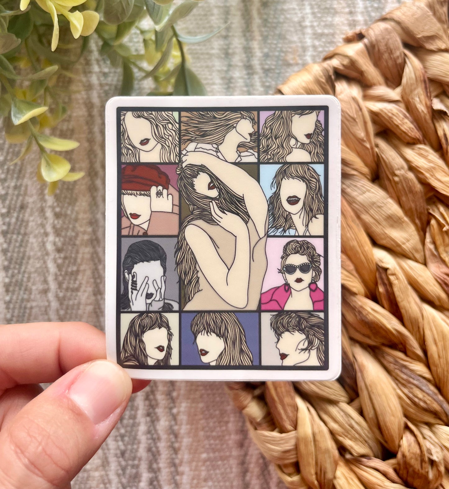 Eras Album Cover Sticker
