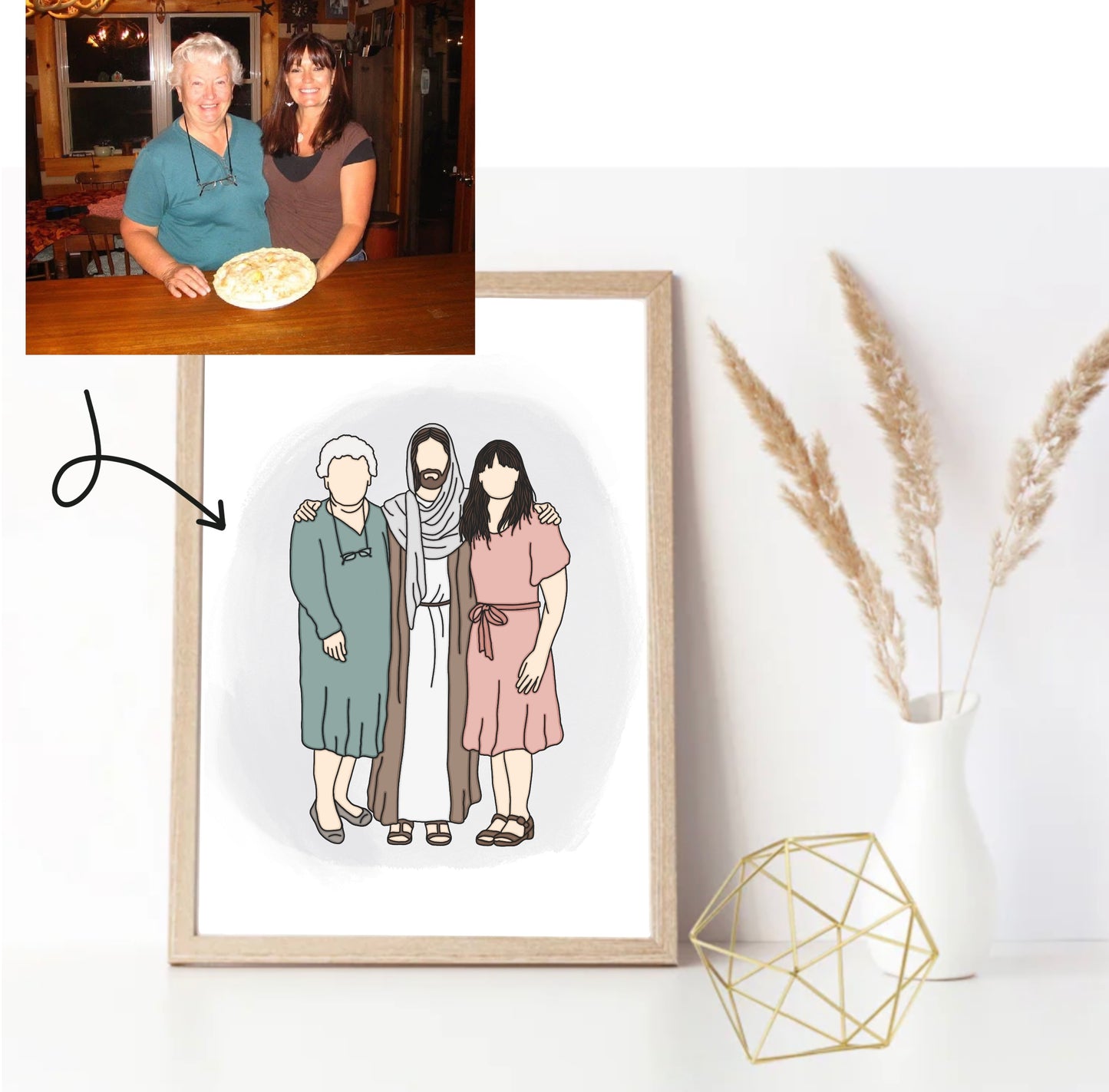 Walking with Jesus Illustration
