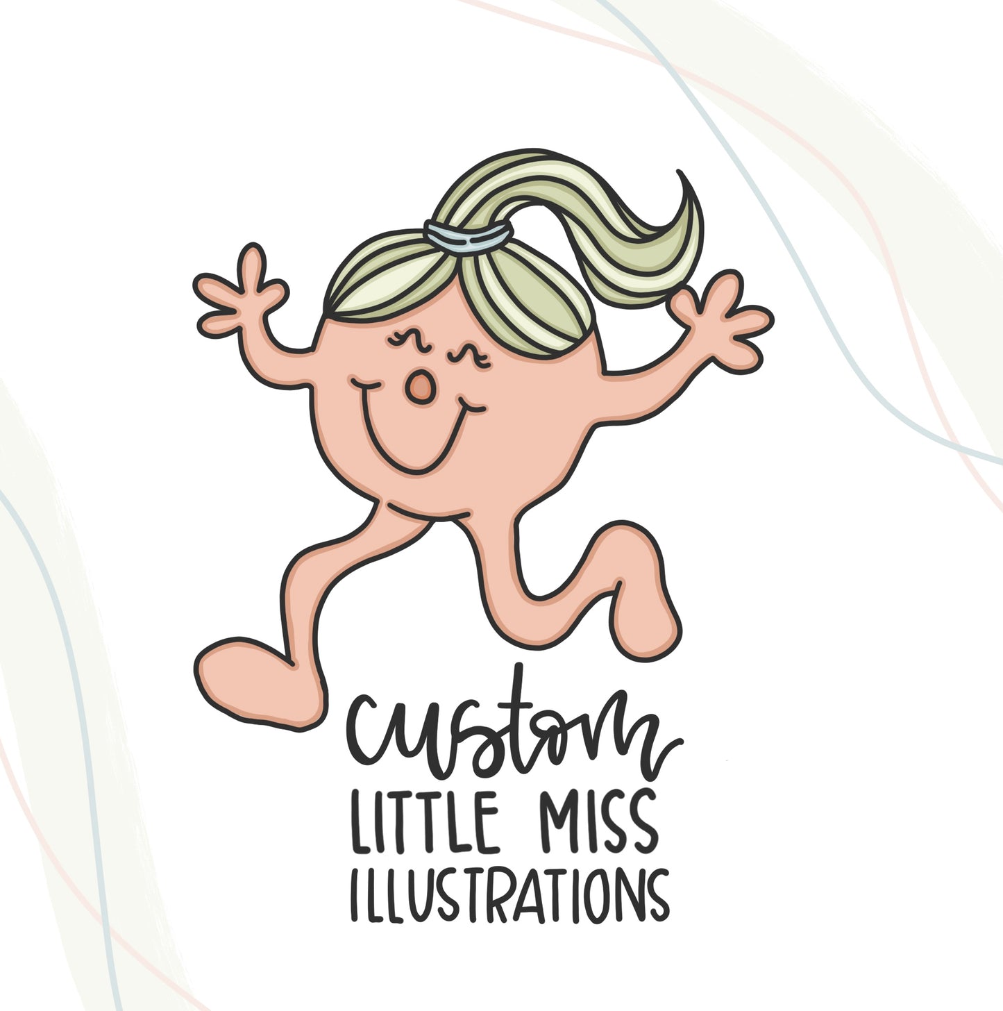 Custom Little Miss Drawing