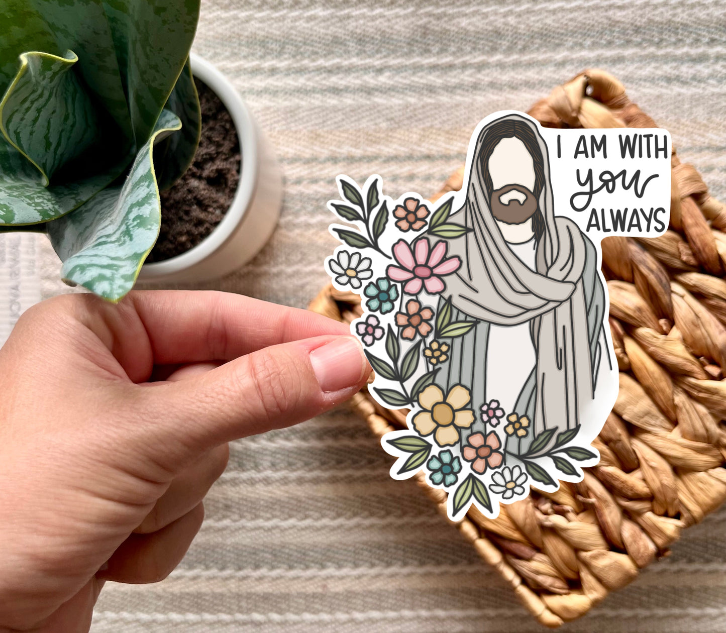 I Am With You, Always Sticker