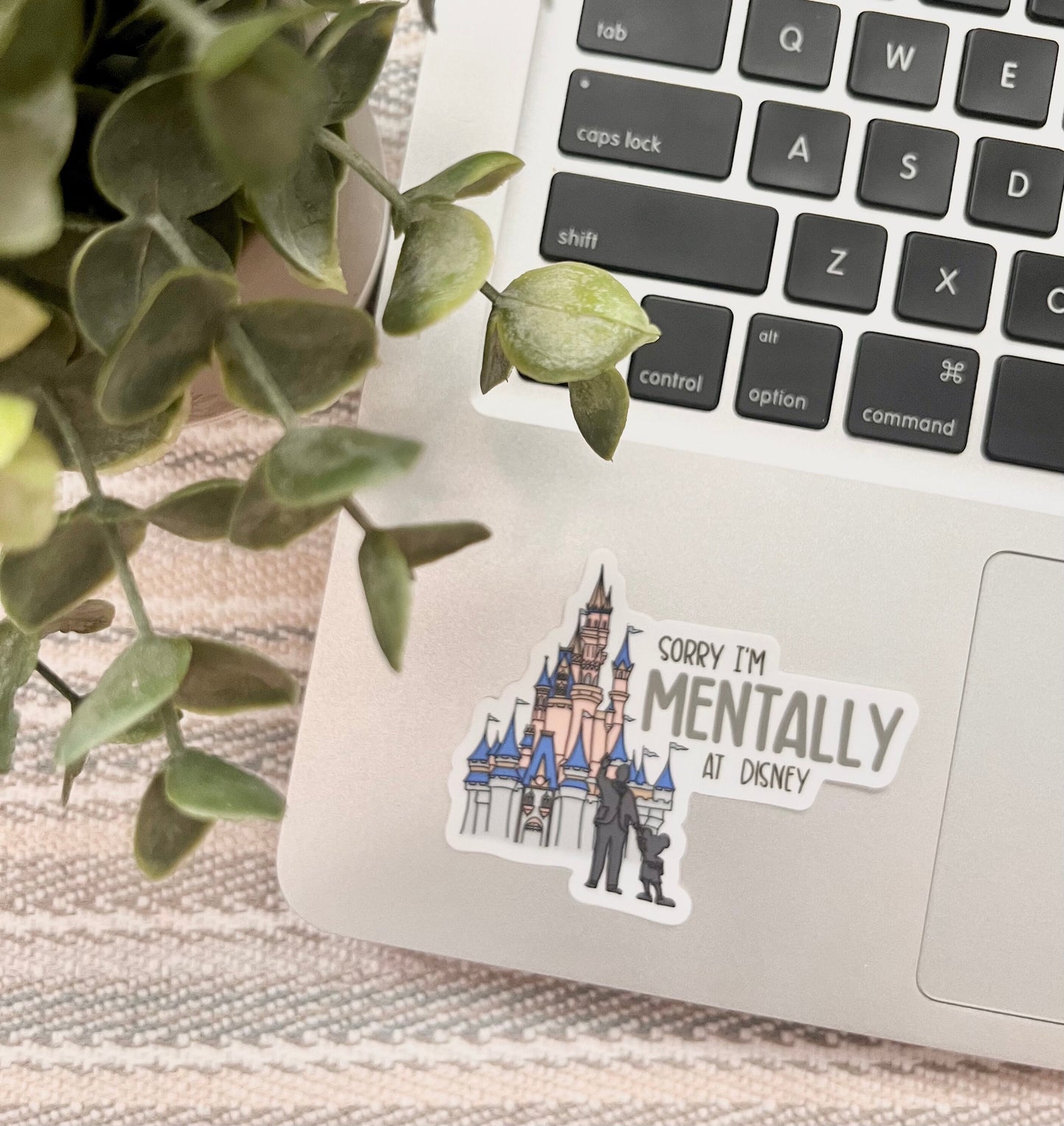 Mentally at Disney Sticker