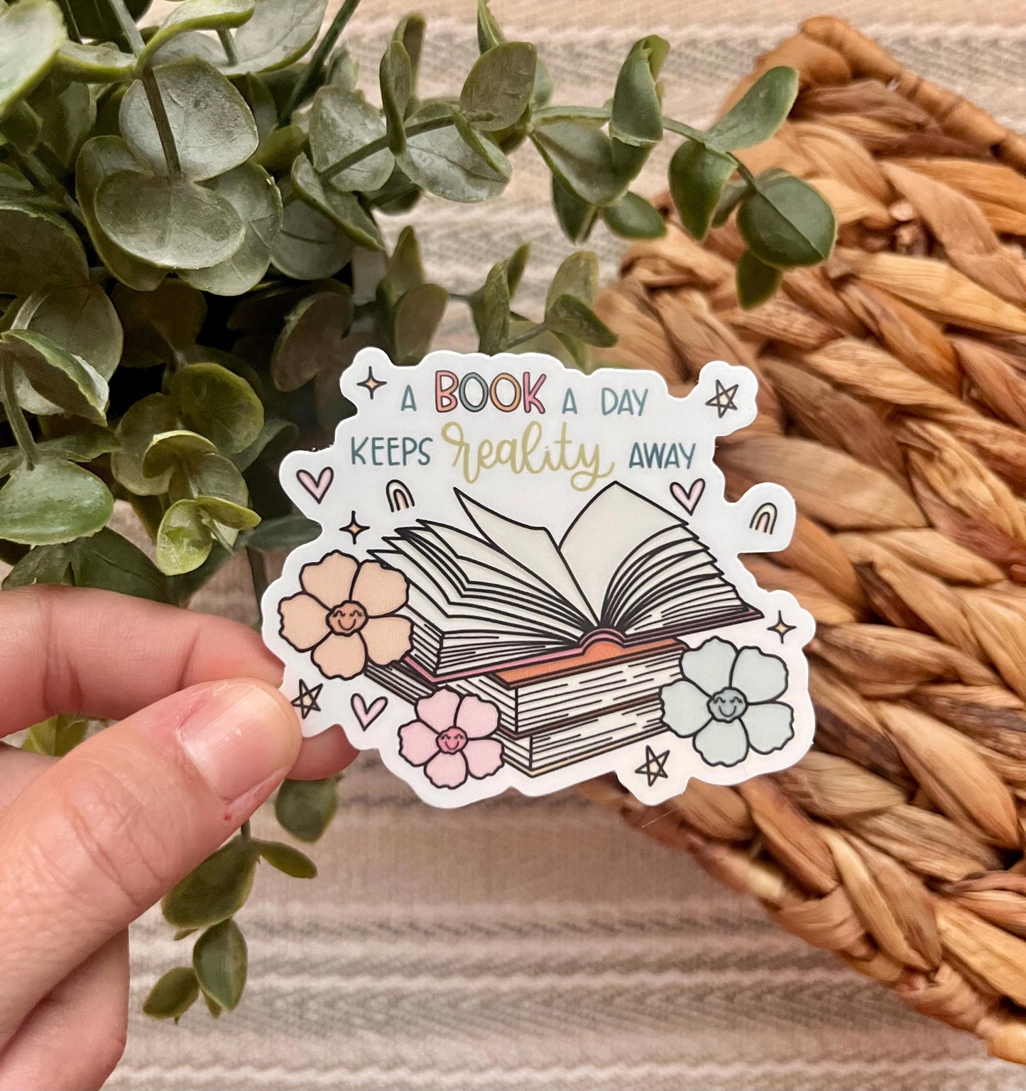 A Book a Day Sticker