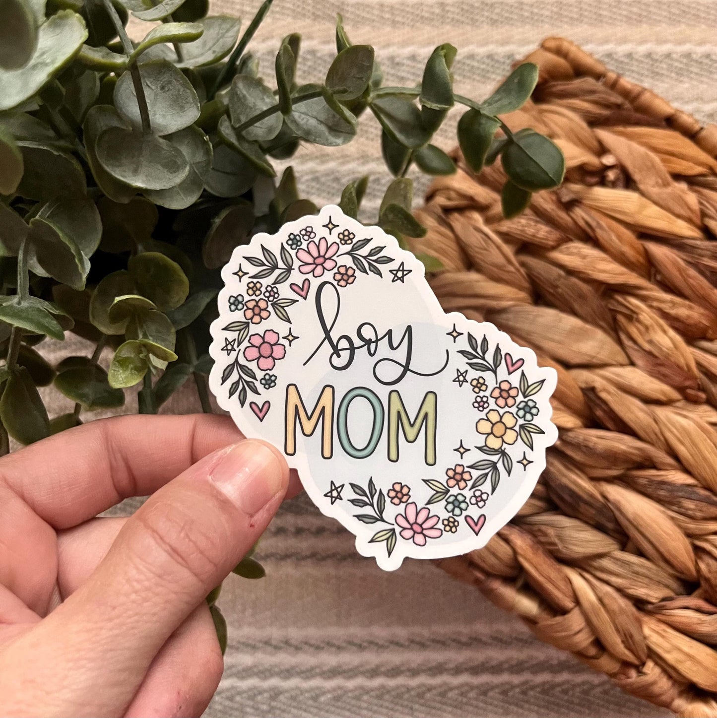 Boy Mom Sticker