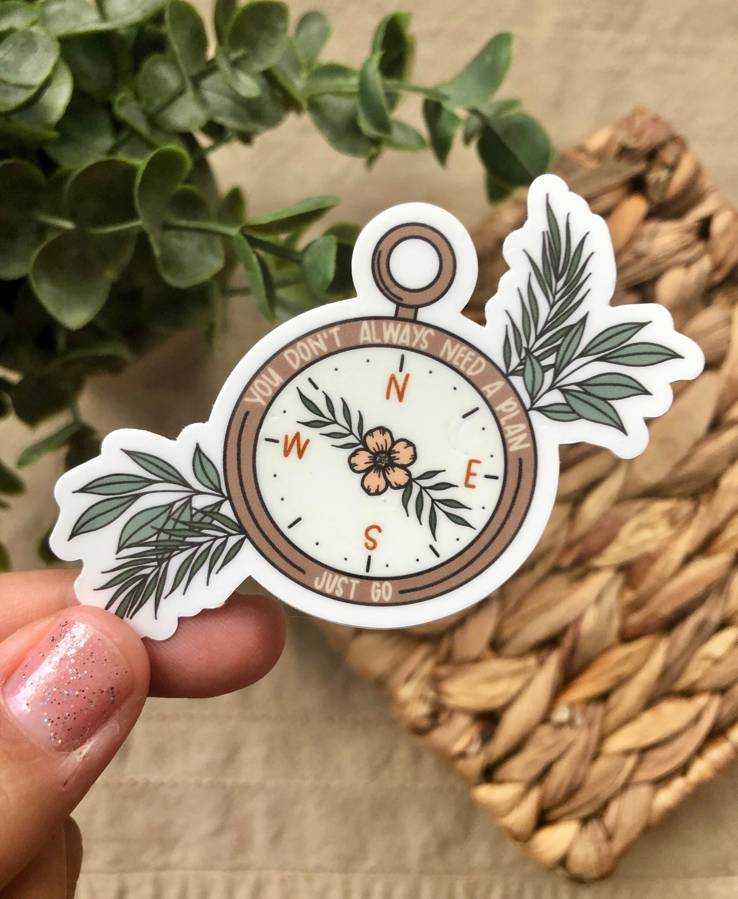 Compass Sticker