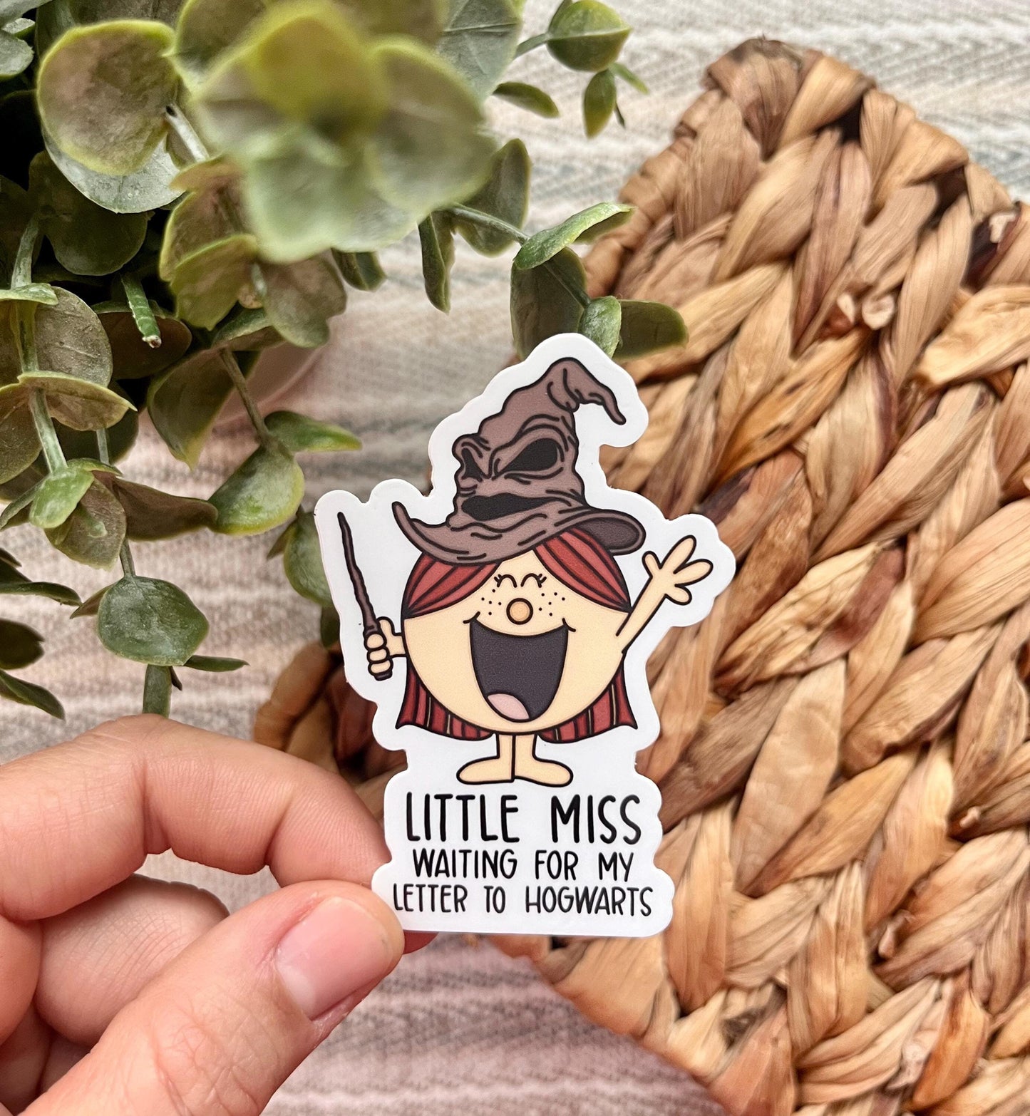 Little Miss Wizard Sticker