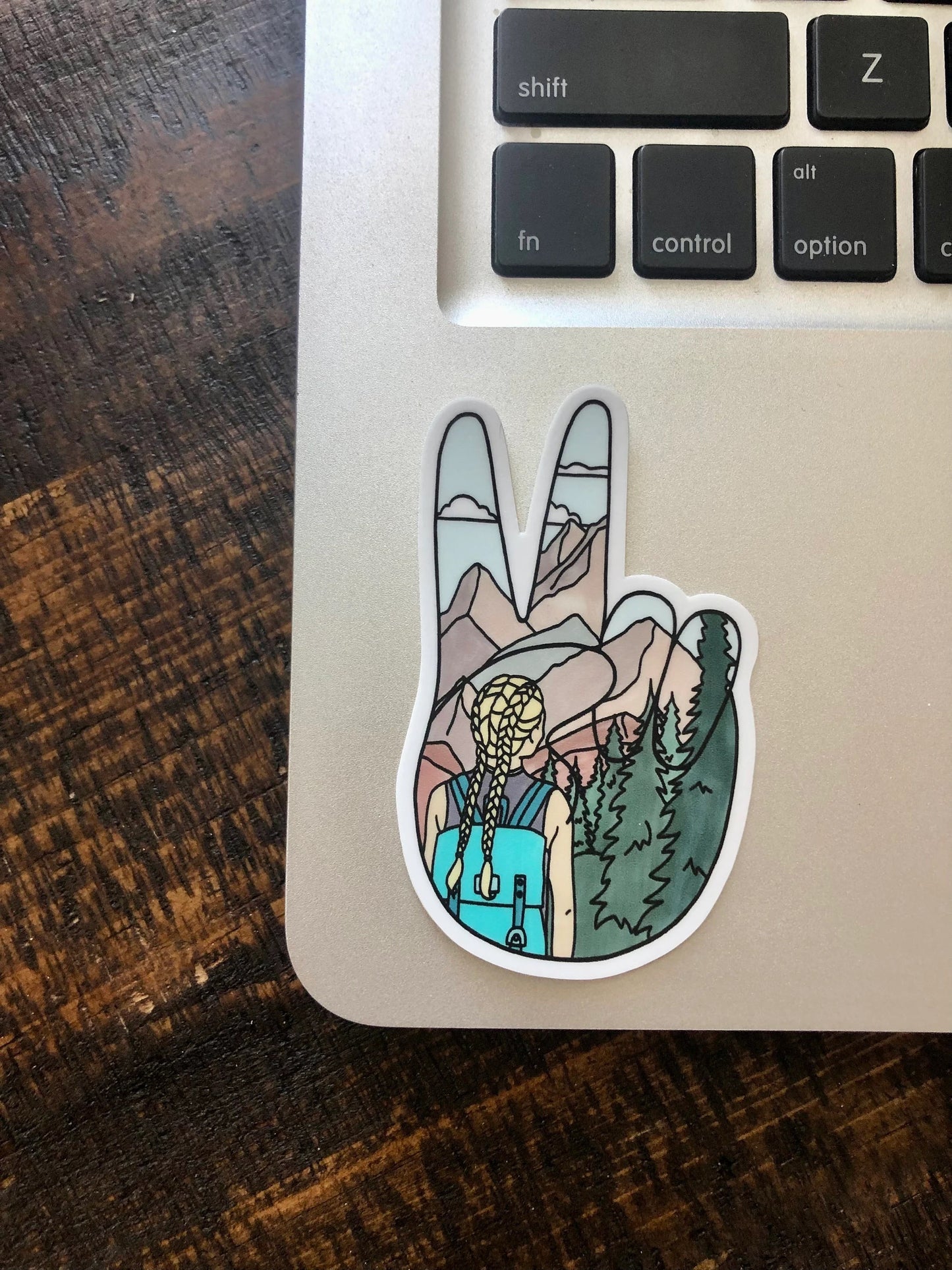 Into the Wild Peace Sticker