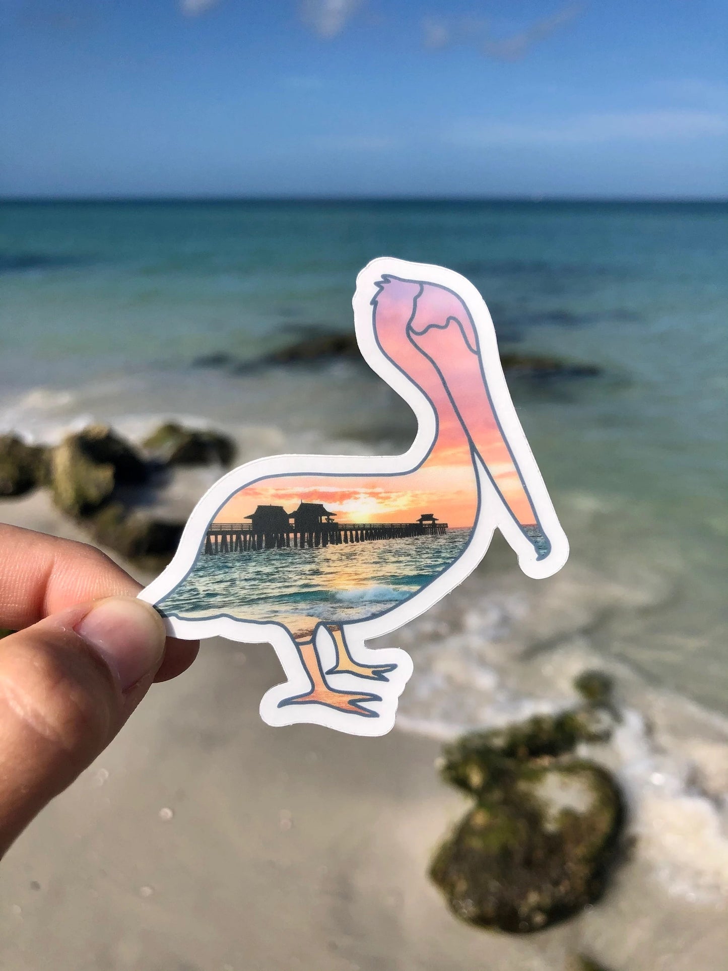 Pelican Pier Sticker