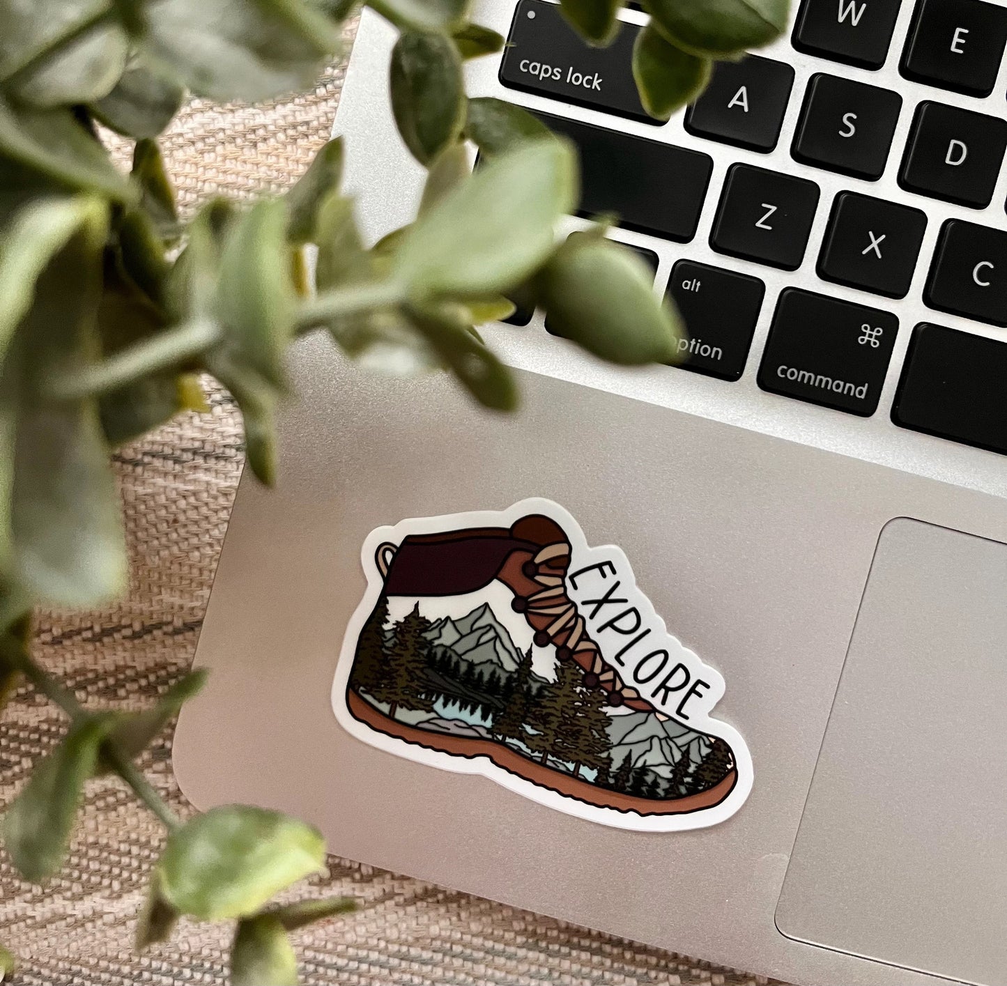 Explore Boot Sticker