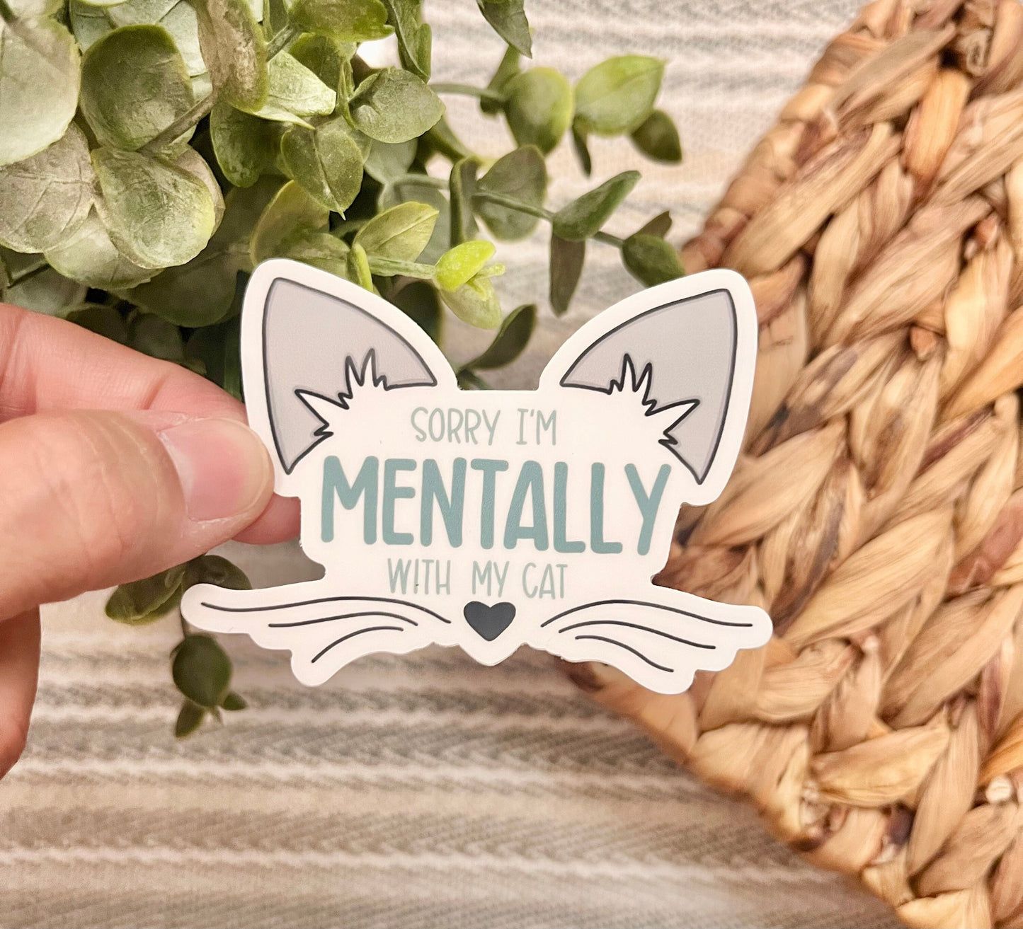 Cat Mom Sticker