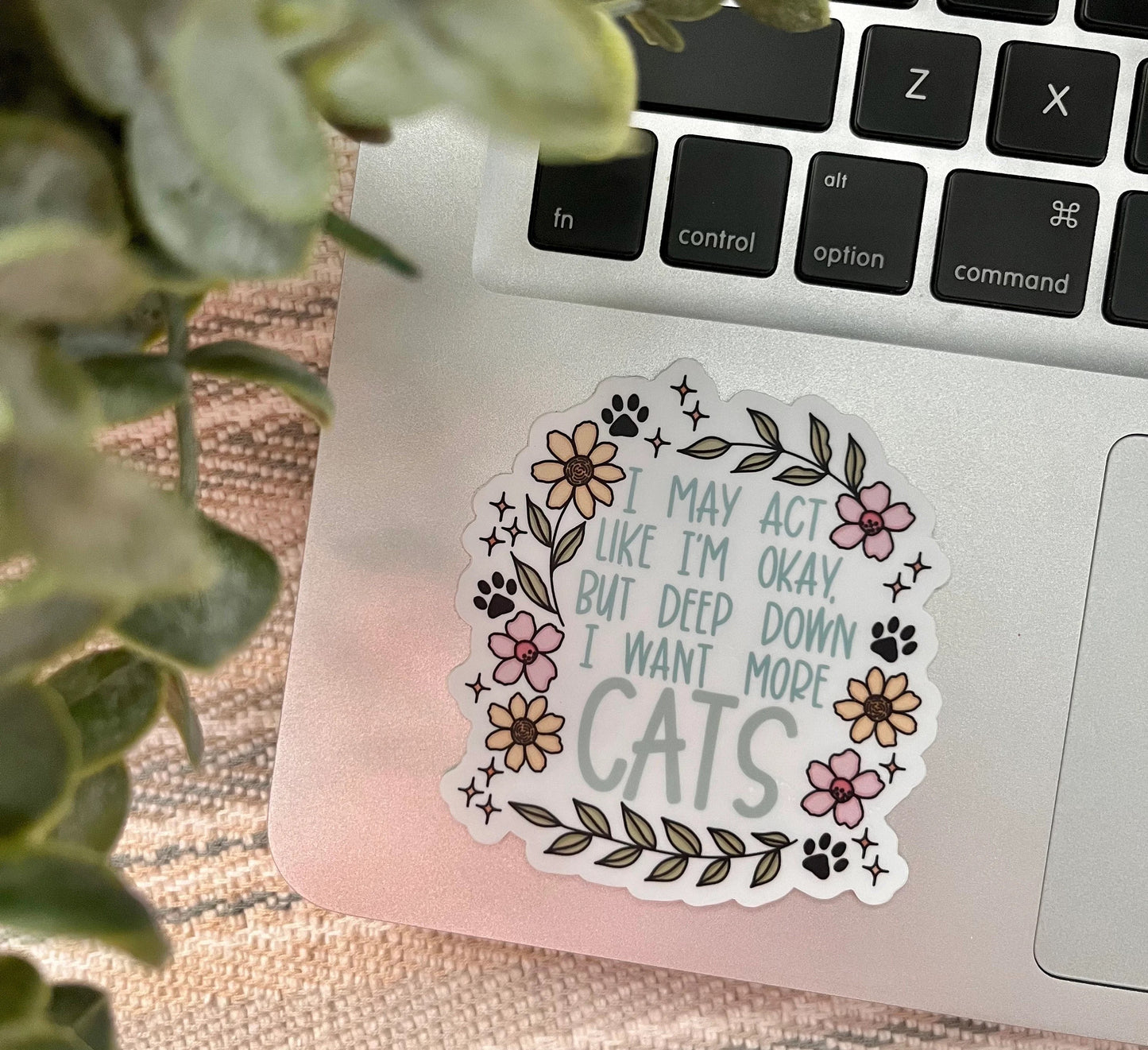 Want More Cats Sticker
