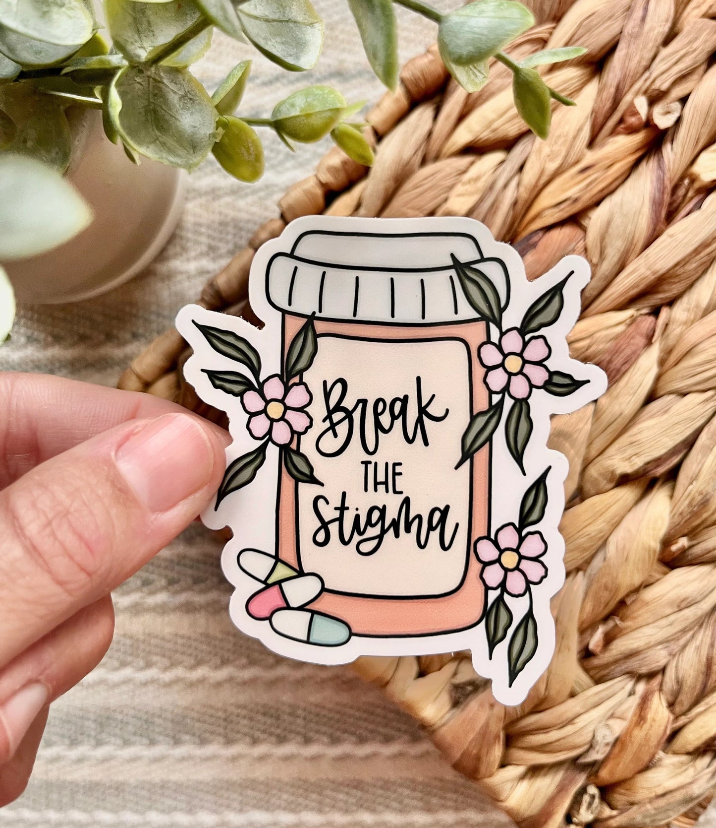 Mental Health Break the Stigma Sticker