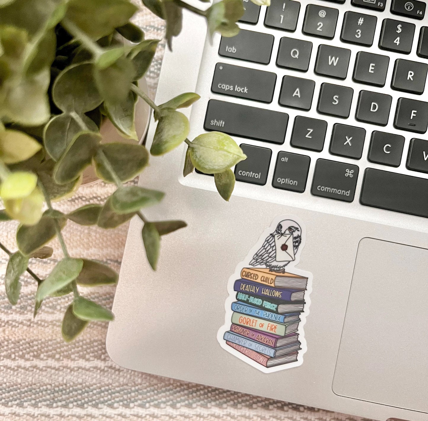 Wizard Book Stack Sticker