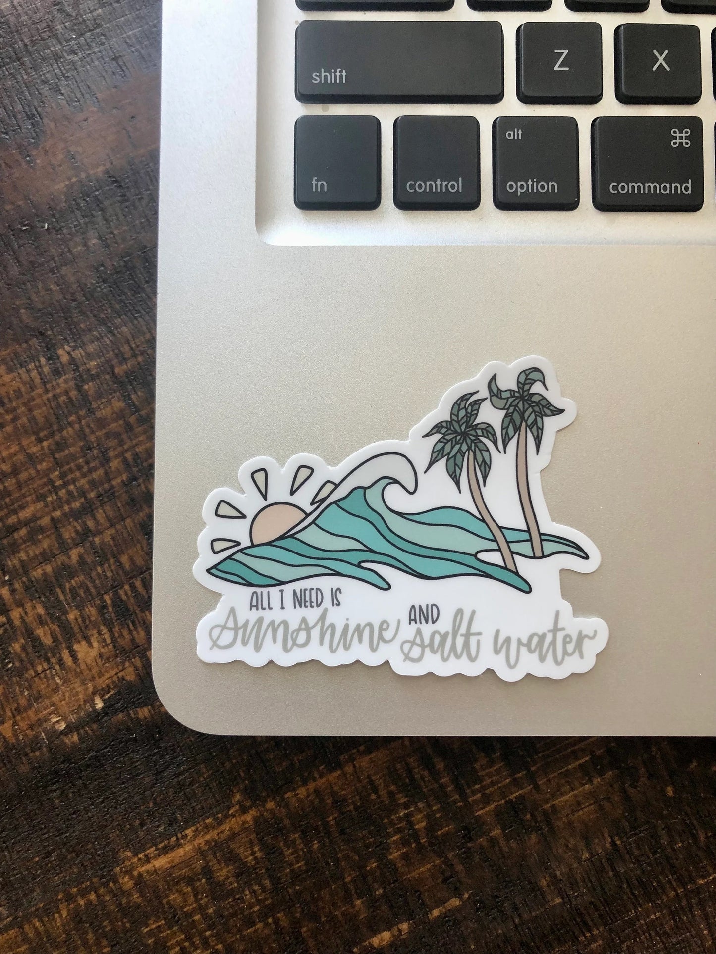 Sunshine and Saltwater Sticker