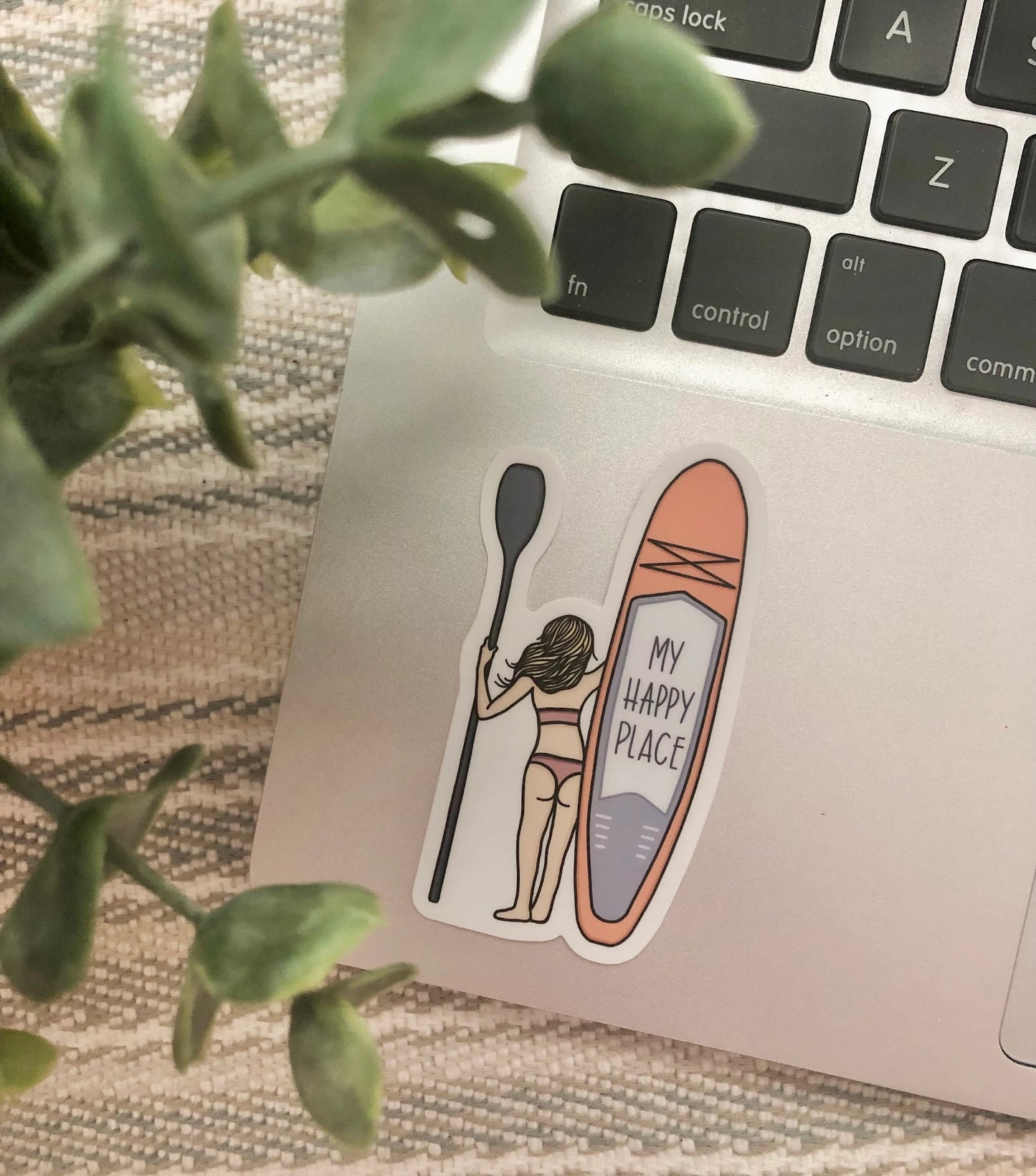 Paddle Board Blonde Sticker
