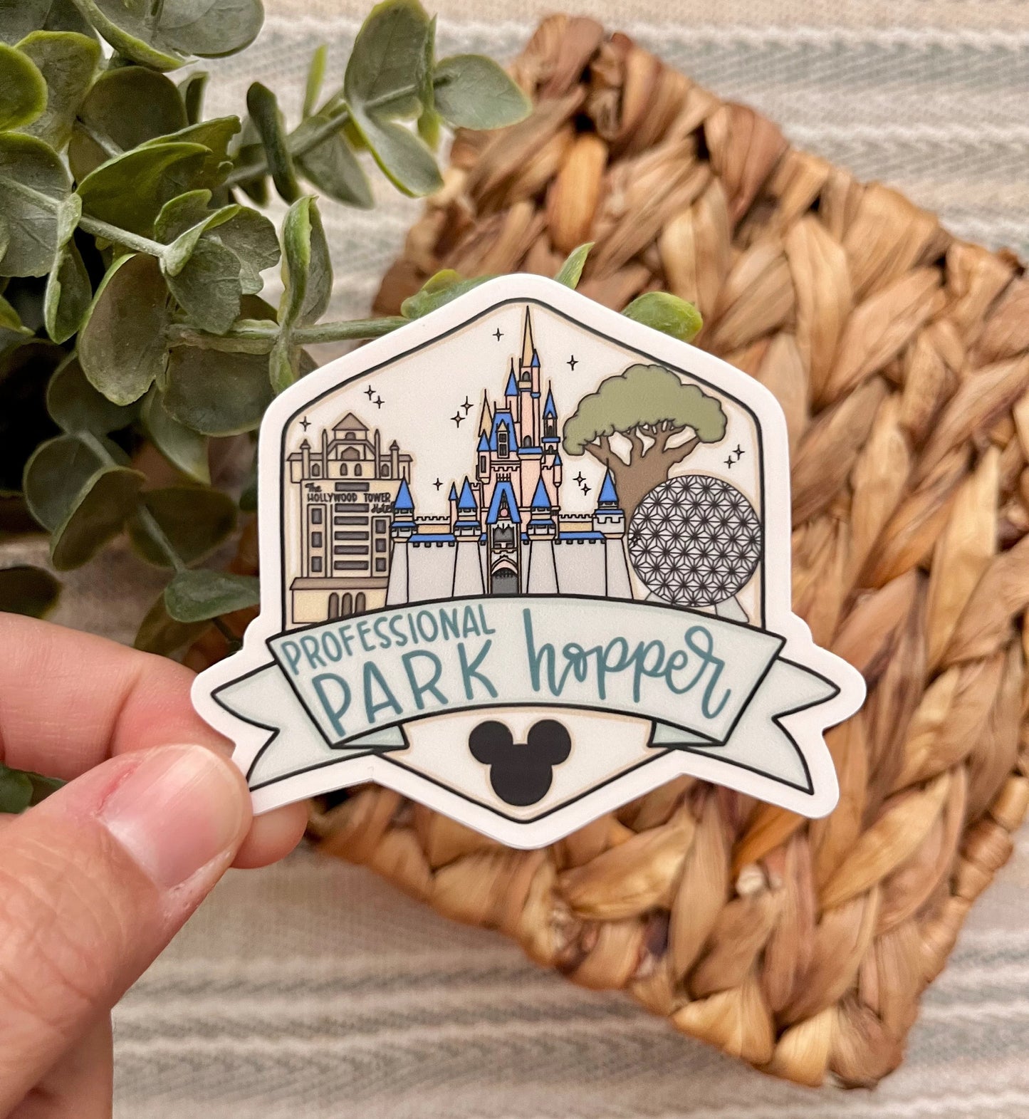 Professional Park Hopper Sticker